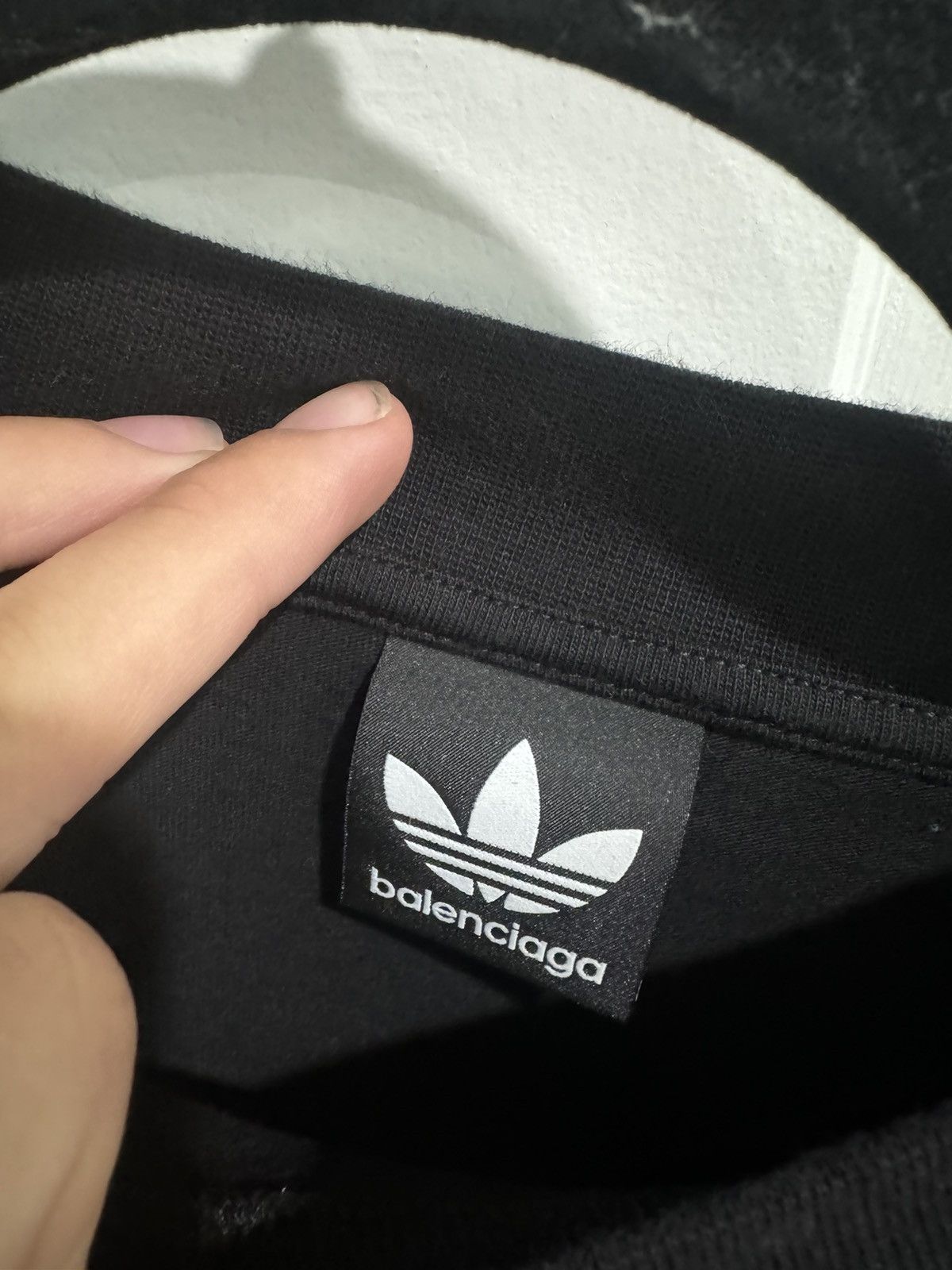 Balenciaga Balenciaga Adidas Black Shirt Size US L / EU 52-54 / 3 - 5 Thumbnail