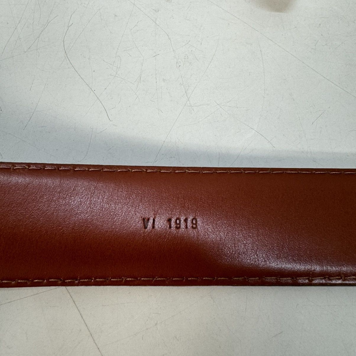 Louis Vuitton LOUIS VUITTON belt Epi santule leather/metal Size ONE SIZE - 11 Thumbnail