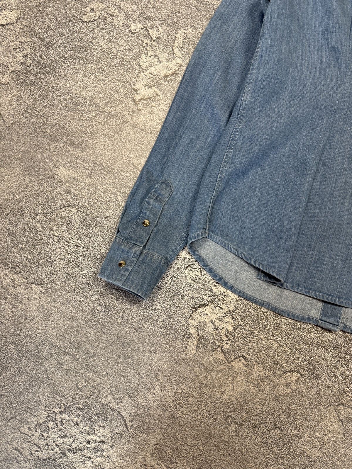 Designer × Sezane Sezane Denim Shirt Size M / US 6-8 / IT 42-44 - 6 Thumbnail
