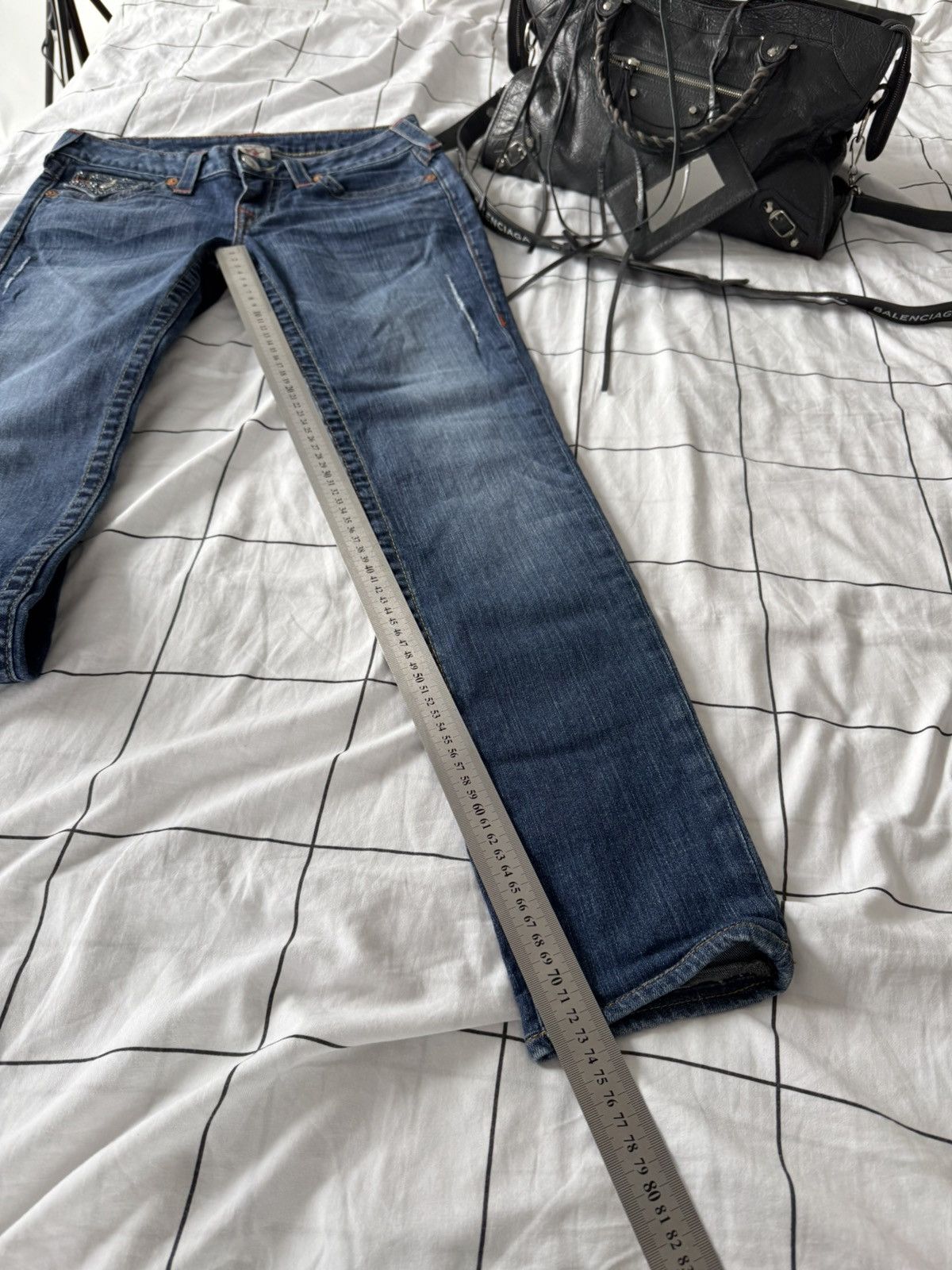 True Religion Sexy Washed Low Waist True Religion Jeans Size 29 Japanesse Size 29" - 18 Thumbnail