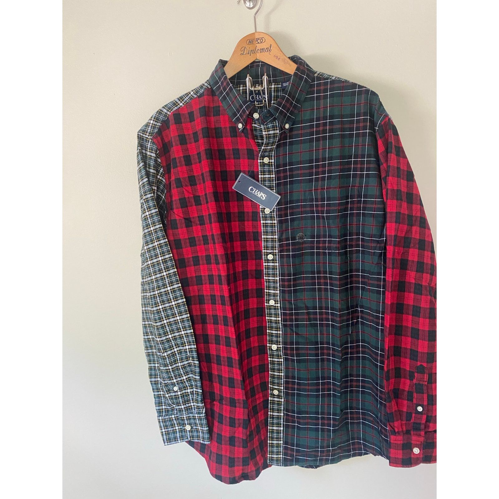 Chaps NWT Chaps Mixed Plaid Print Button Down Ralph Lauren XXL Size US XXL / EU 58 / 5 - 1 Thumbnail
