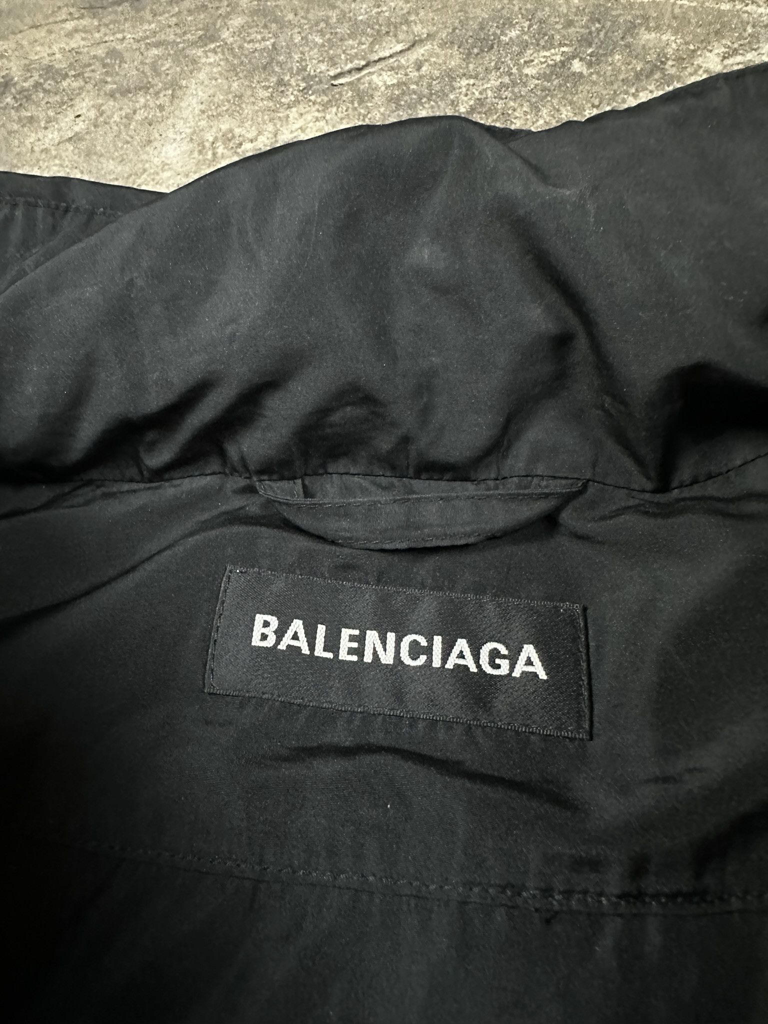 Balenciaga Nylon Rain Jacket