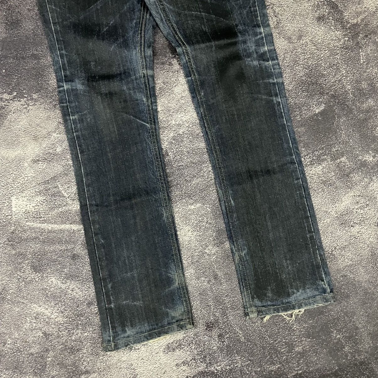If Six Was Nine × Le Grande Bleu (L.G.B.) × Tornado Mart Cabane de Zucca Distressed Denim Yohji/Comme-Inspired Jeans Size US 32 / EU 48 - 10 Thumbnail