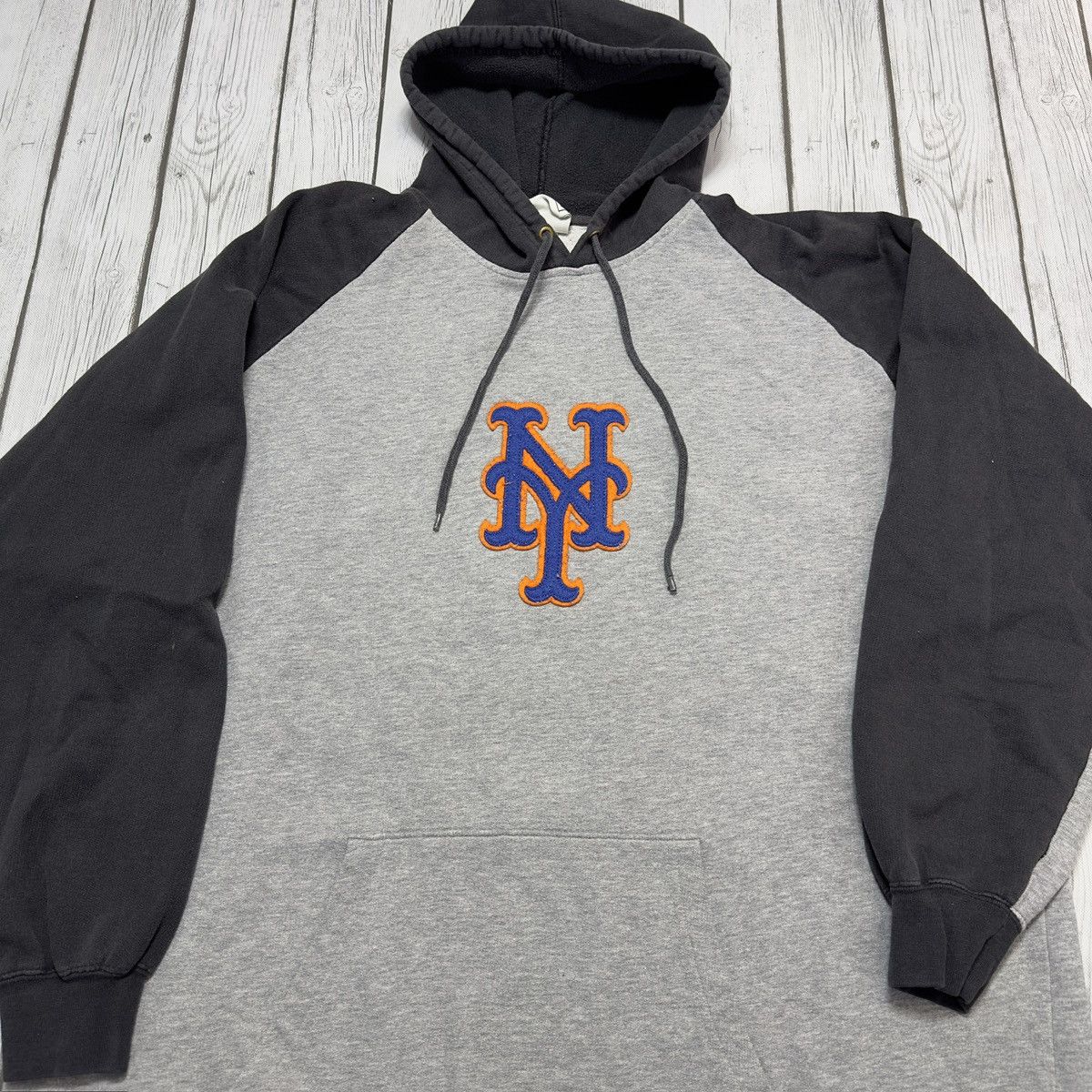 MLB Vintage New York Mets hoodie Size US XXL / EU 58 / 5 - 3 Thumbnail