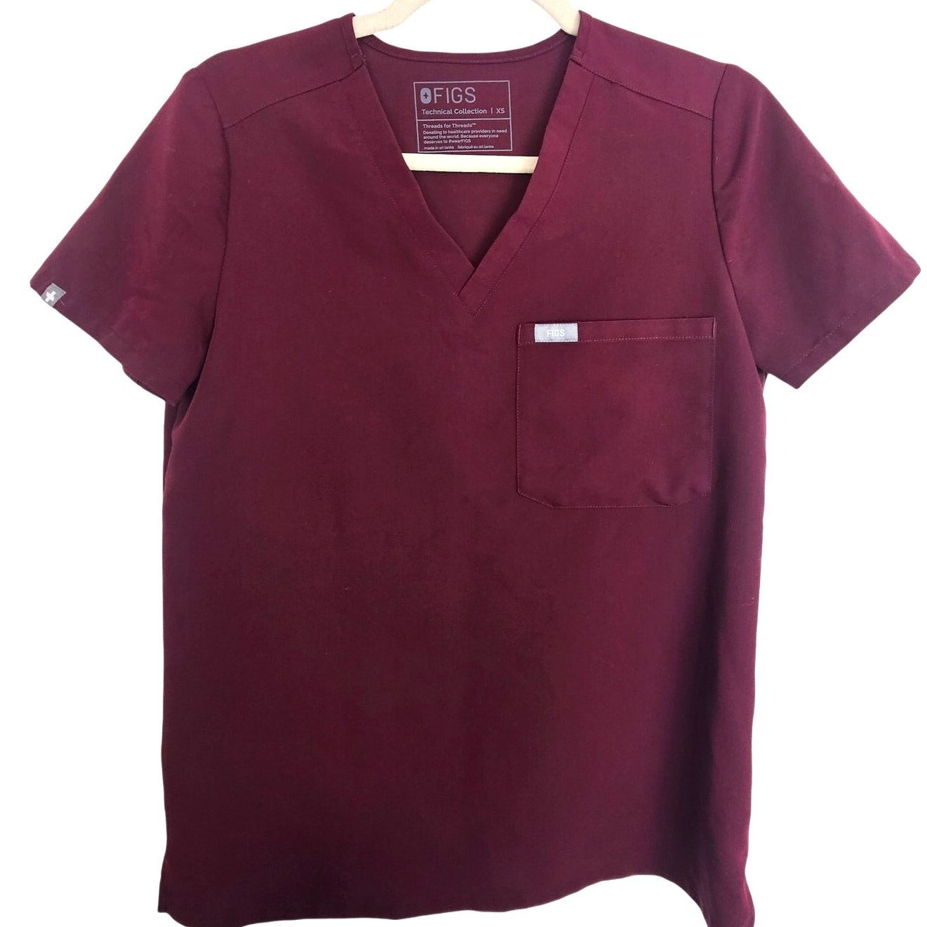 Figue Figs Womens 2Pc Scrub Set Size XS Nurse Doctor Uniform Size XS / US 0-2 / IT 36-38 - 1 Thumbnail