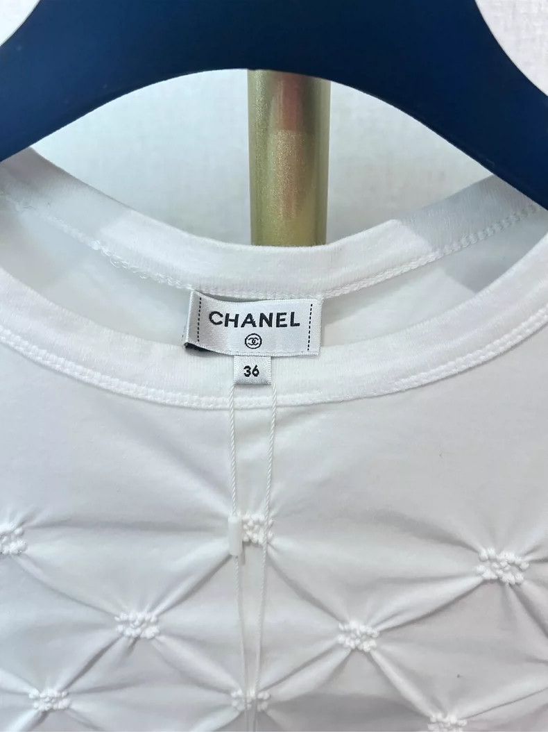 Chanel Chanel 23P full logo drawstring short sleeves Size XS / US 0-2 / IT 36-38 - 2 Thumbnail
