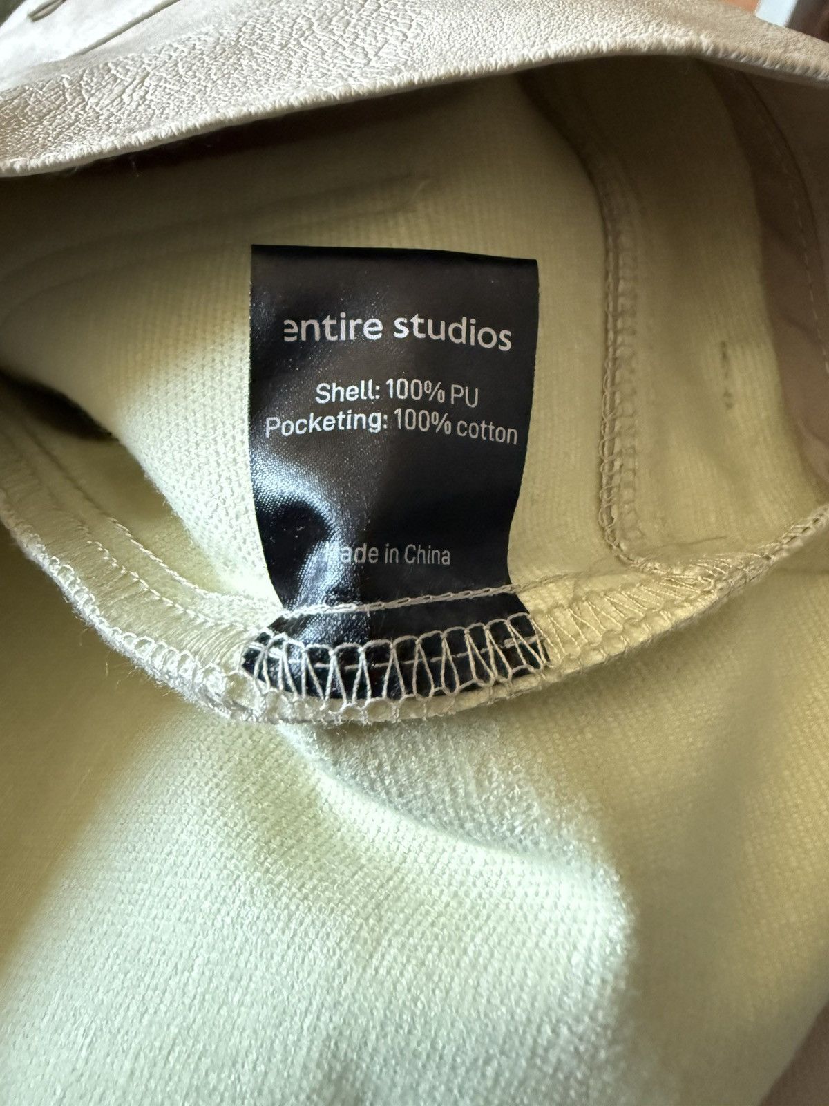 Entire Studios Faux-Leather Trousers Size US 34 / EU 50 - 4 Thumbnail