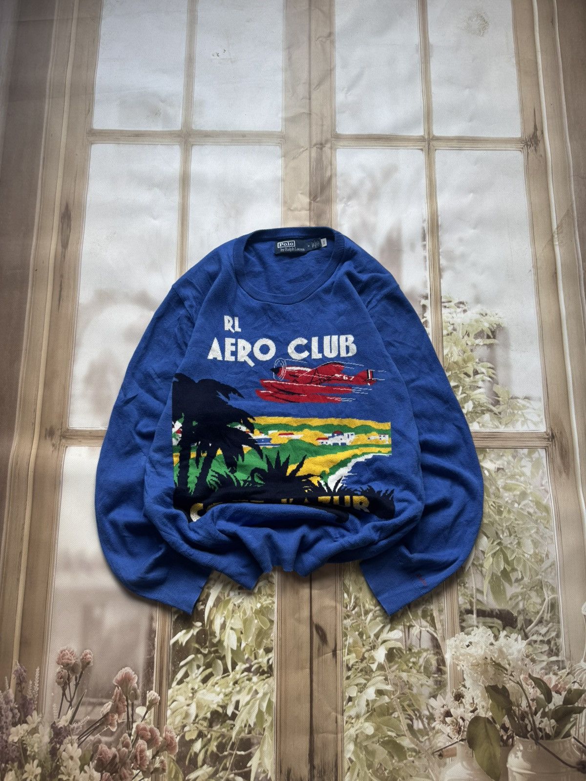 Polo Ralph Lauren 🔥 Vintage Polo Ralph Lauren “Aero Club” Sweatshirt 🔥 Size US M / EU 48-50 / 2 - 1 Thumbnail