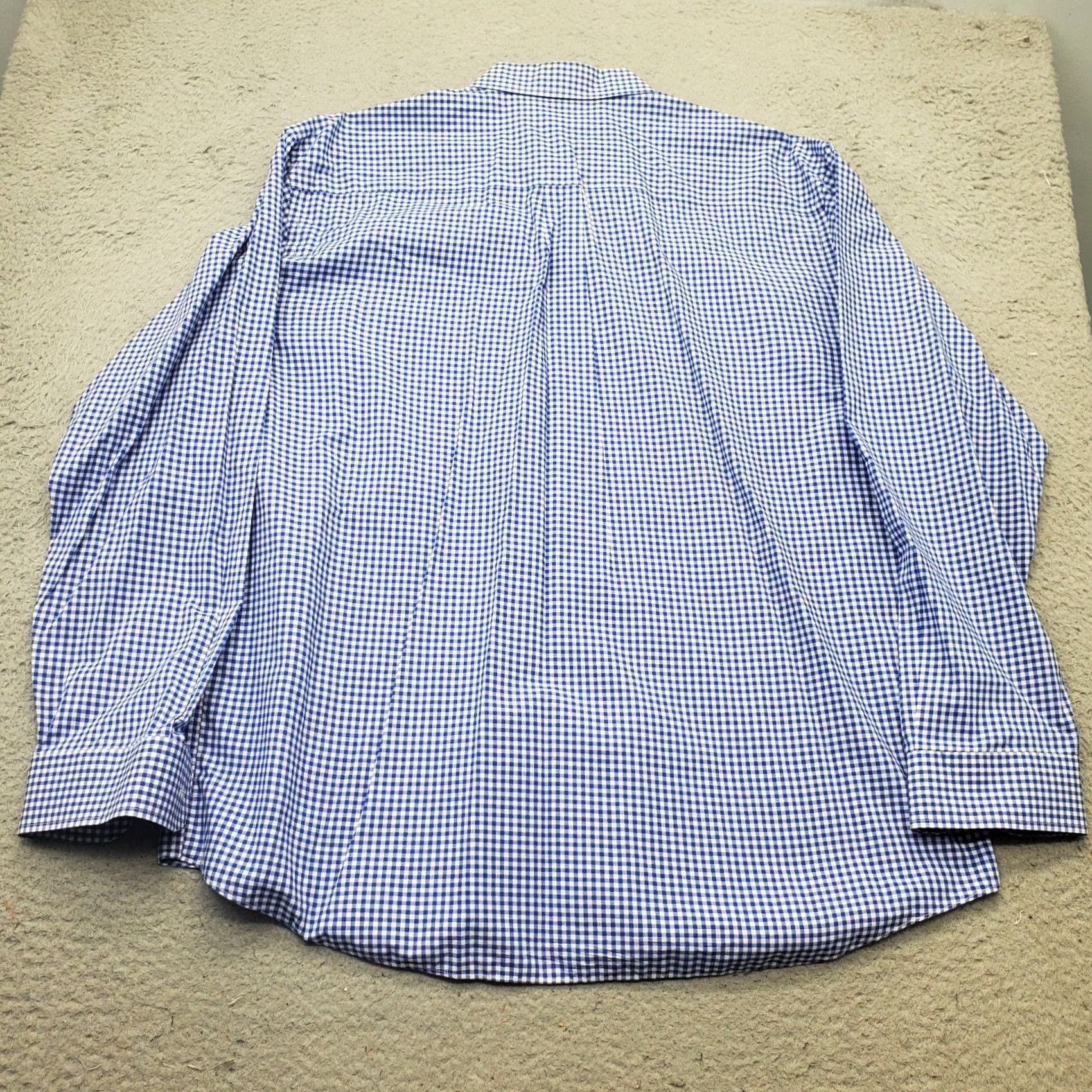 Vintage Alan Flusser Golf Shirt Mens XXL Multi Gingham Long Sleeve Collared Button-Down Size US XXL / EU 58 / 5 - 2 Thumbnail
