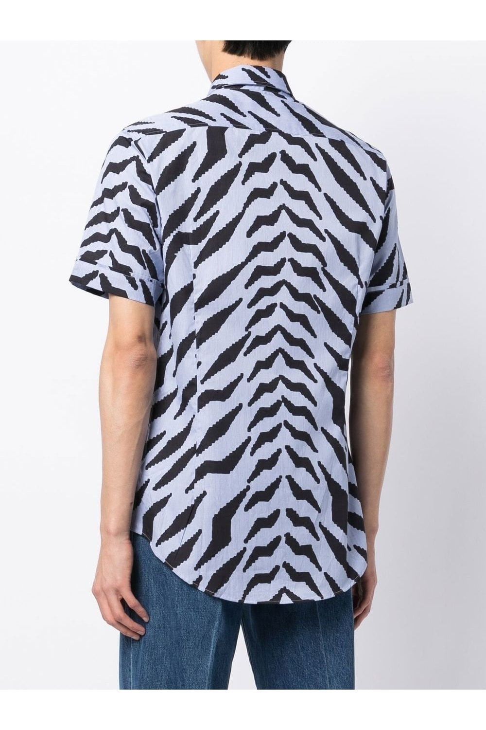 Vivienne Westwood o1y0525 Patterned Shirt in Light Blue/Black Size US S / EU 44-46 / 1 - 4 Thumbnail