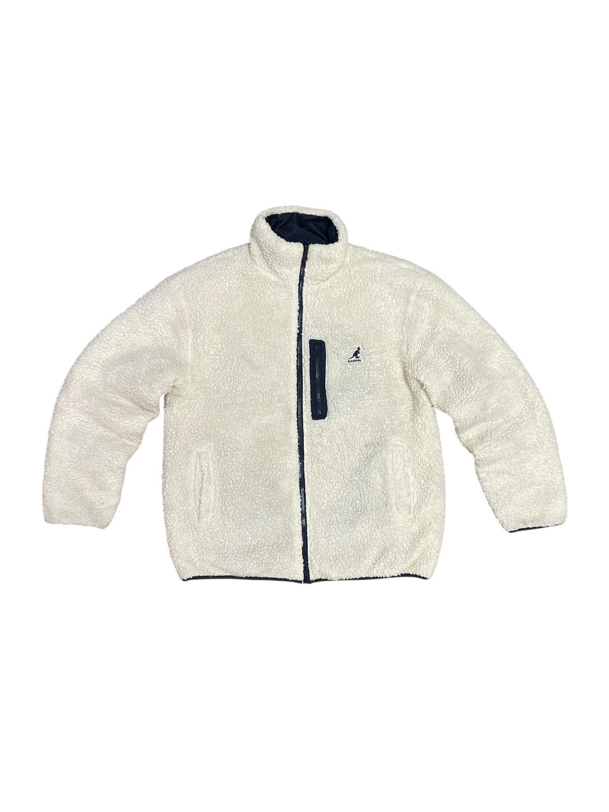 Kangol Vintage Y2K Kangol Fluffy Sherpa Reversible Gorpcore Jacket Size US L / EU 52-54 / 3 - 2 Thumbnail