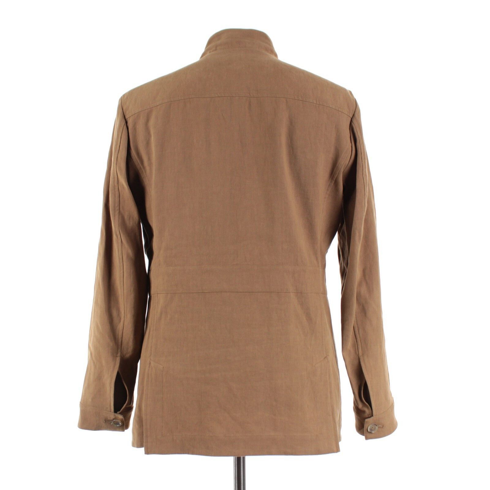 Luciano Barbera Luciano Barbera Jacket Size M US In Brown Linen Size US M / EU 48-50 / 2 - 5 Thumbnail