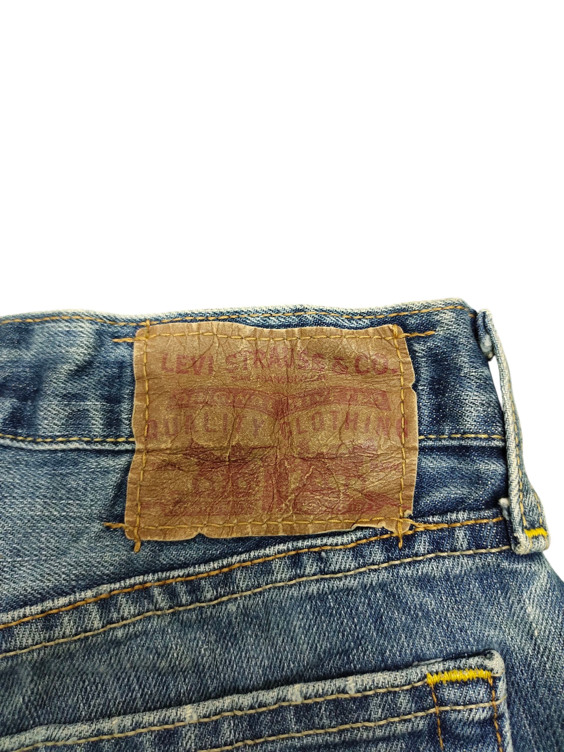 If Six Was Nine Flare Jeans Levis 527 Low Boot Cut Denim Distress Faded Size US 34 / EU 50 - 10 Thumbnail