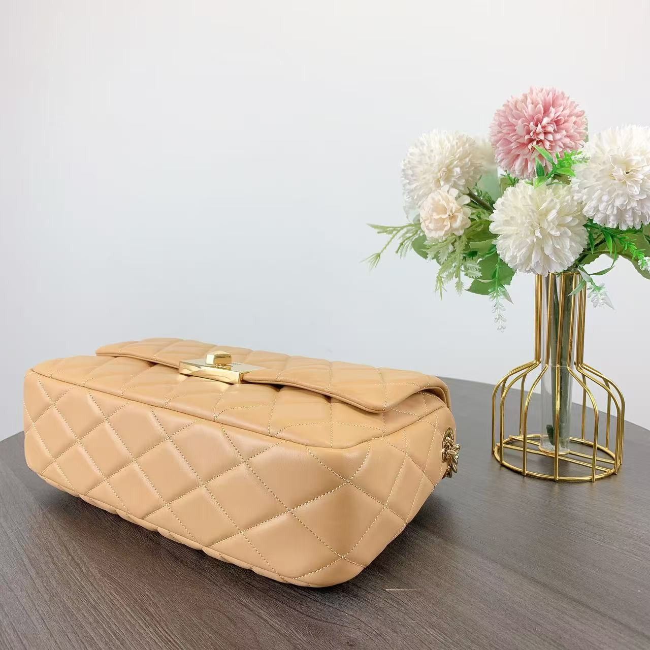 Kate Spade Kate Spade KH228 Carey Medium Flap Shoulder Bag IN Mousse Size ONE SIZE - 5 Thumbnail
