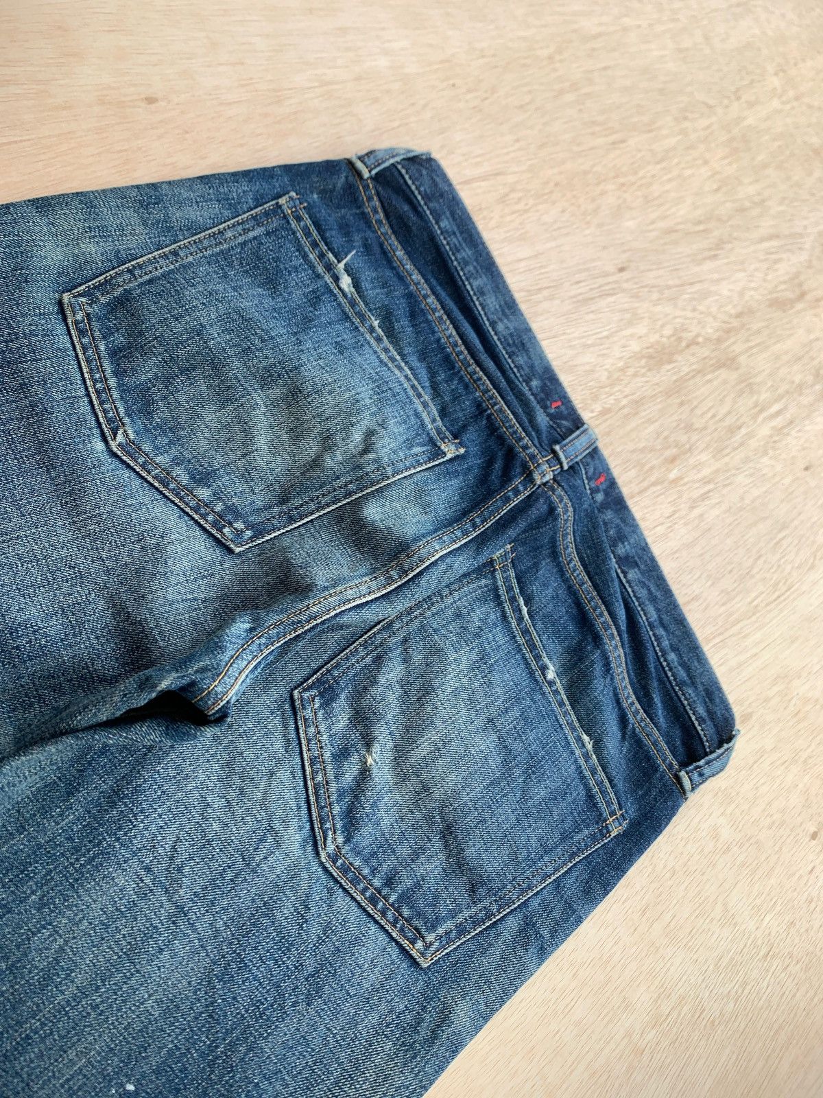 Hysteric Glamour × If Six Was Nine × Japanese Brand Distressed Denim Red Card Ifsixwasnine Style Denim Jeans Size US 30 / EU 46 - 5 Thumbnail