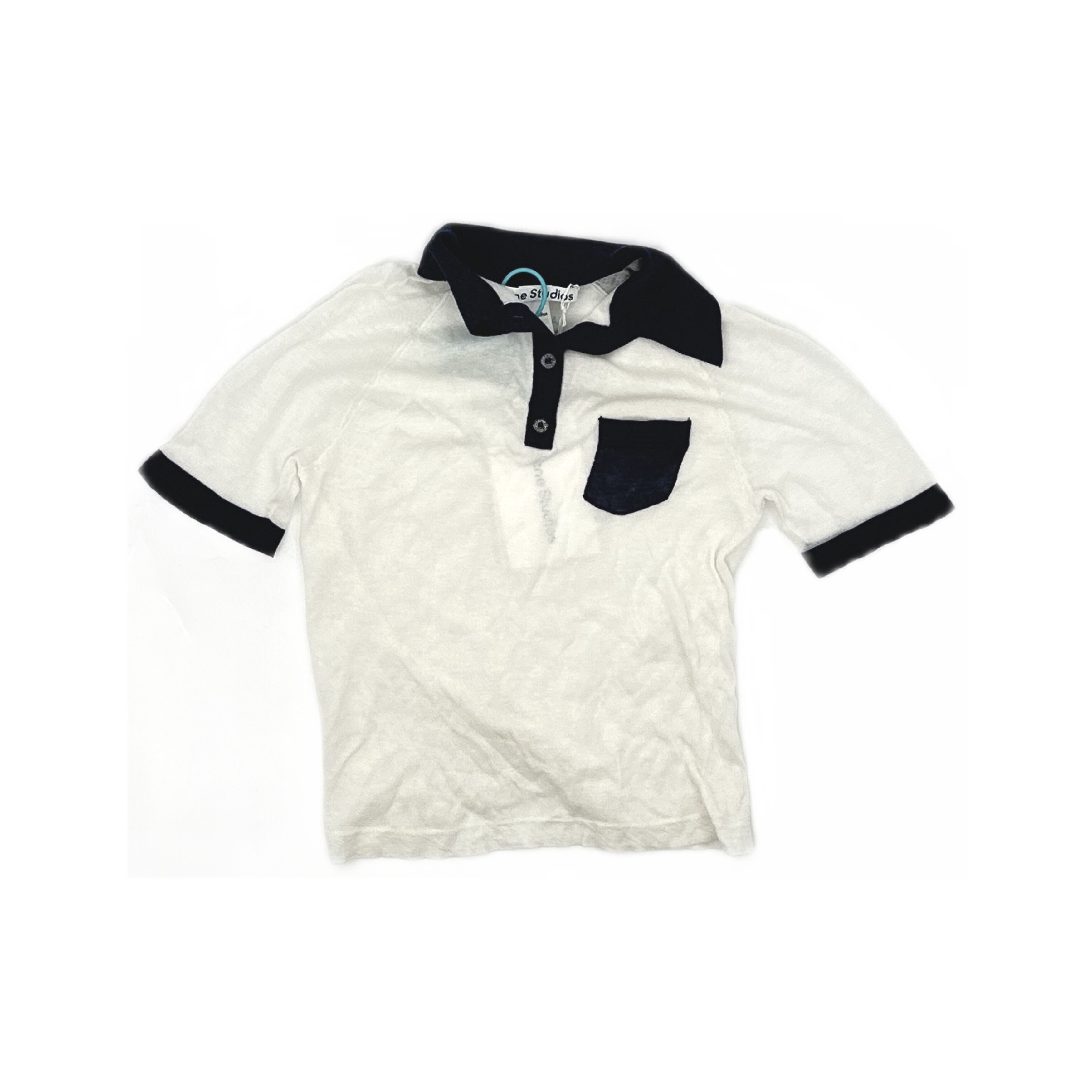 Acne Studios Acne Studios Contrast Polo Shirt Size XS Size XS / US 0-2 / IT 36-38 - 1 Thumbnail