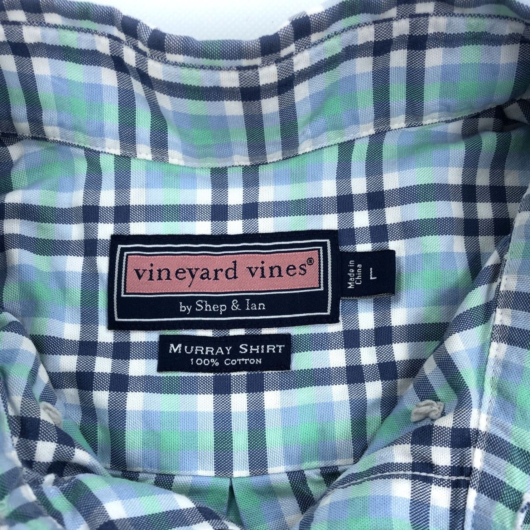Vineyard Vines Vineyard Vines Murray Shirt Plaid Button-Down Long Sleeve XL Men’s Blue Size US XL / EU 56 / 4 - 2 Thumbnail