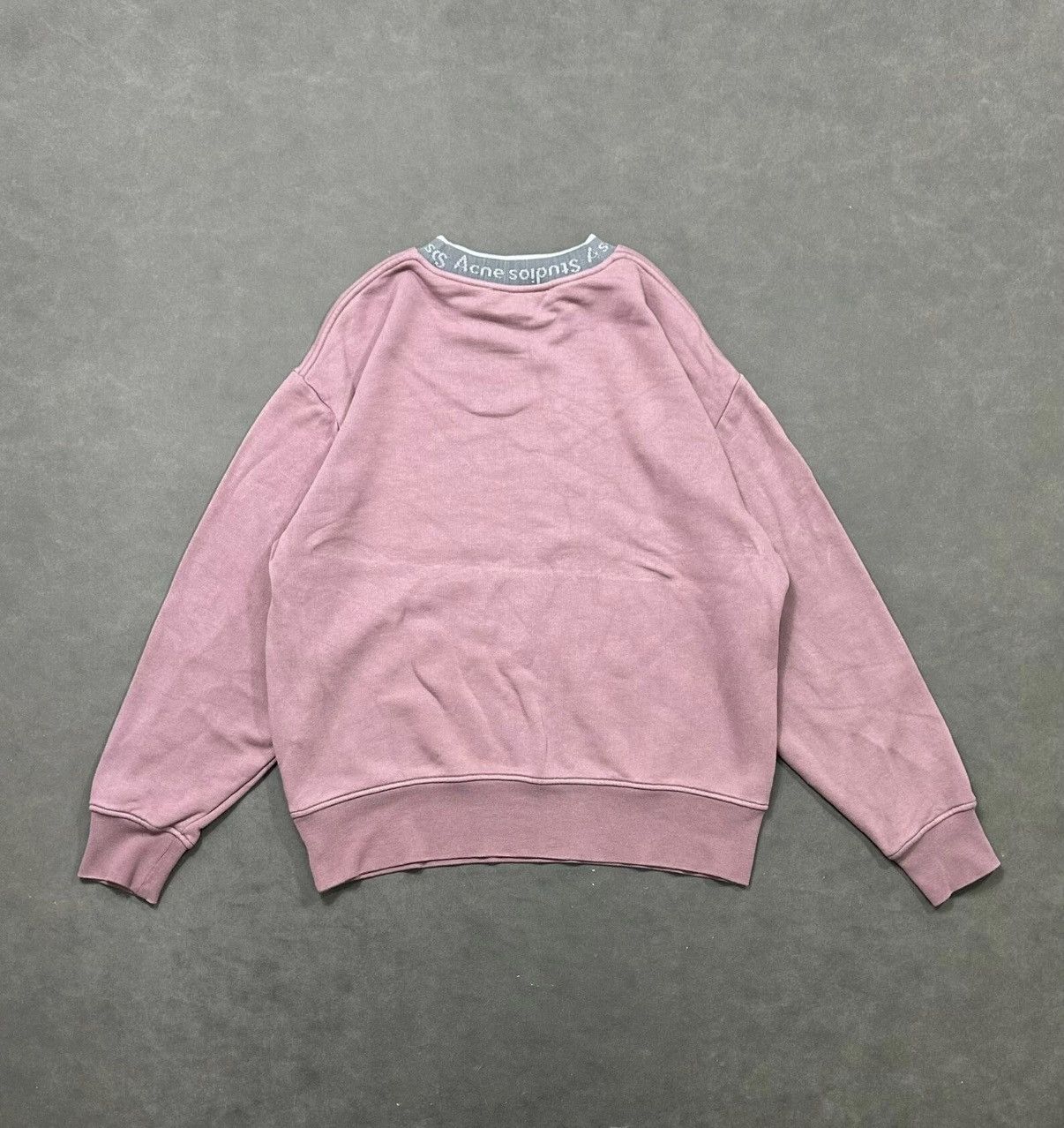 Acne Studios Acne Studios Lilac Sweatshirt with Neck Logo J16 Size US XXS / EU 40 - 2 Thumbnail