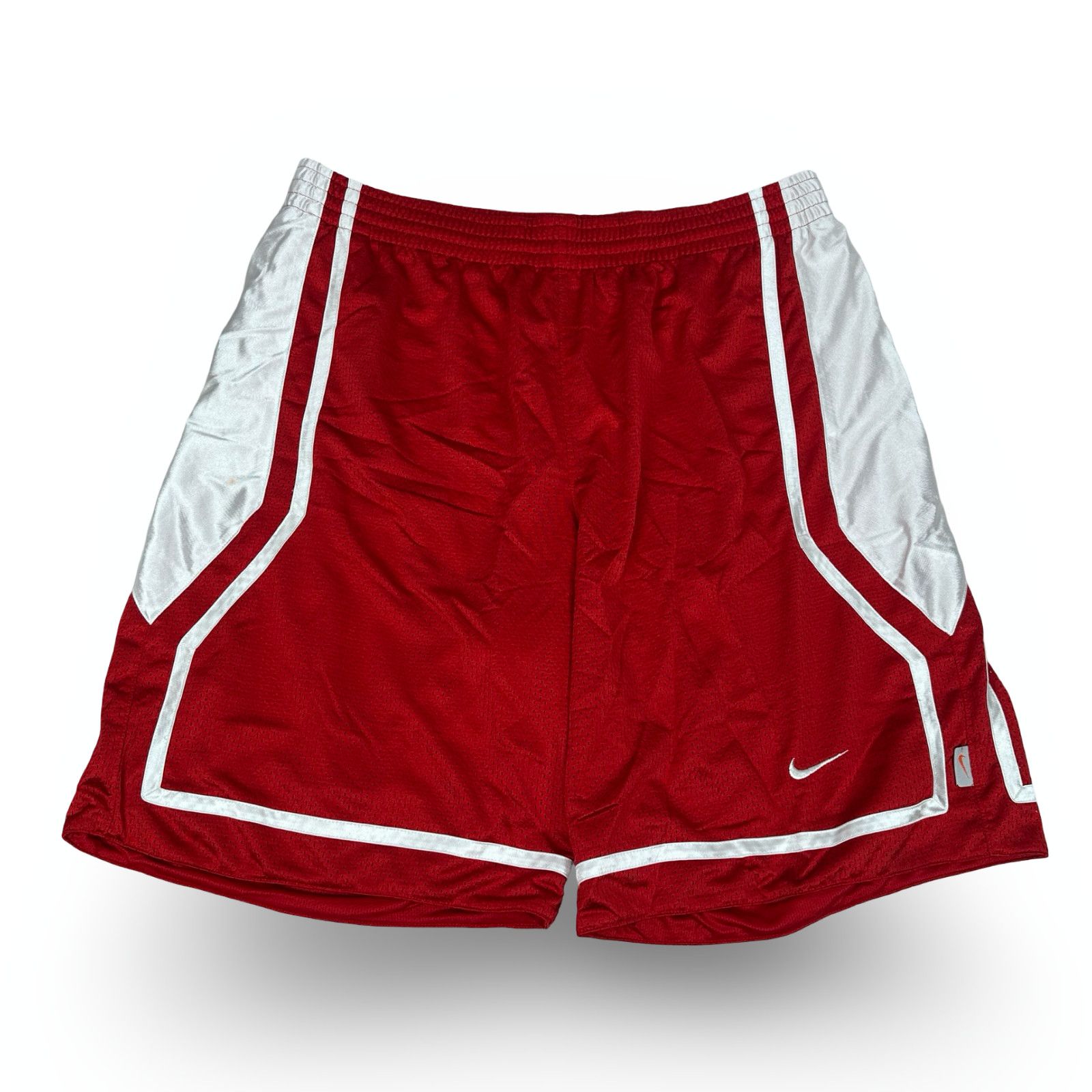 Nike VTG Nike Basketball Shorts Men 2XL Red Swoosh Dazzle Trim Size US 40 / EU 56 - 1 Thumbnail