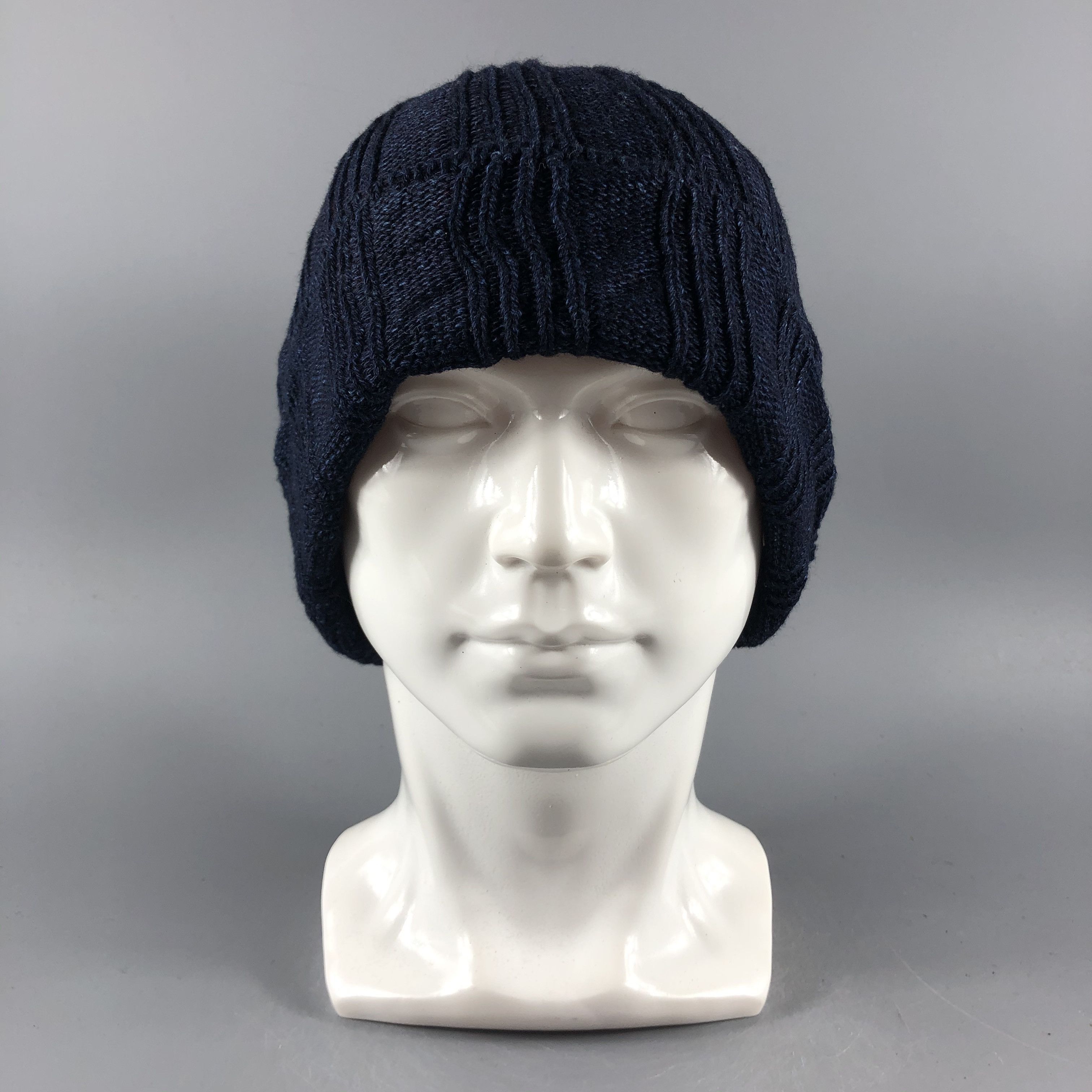 image of Vintage Hats Plain Beanie Knit Snow Hat B1333, Men's