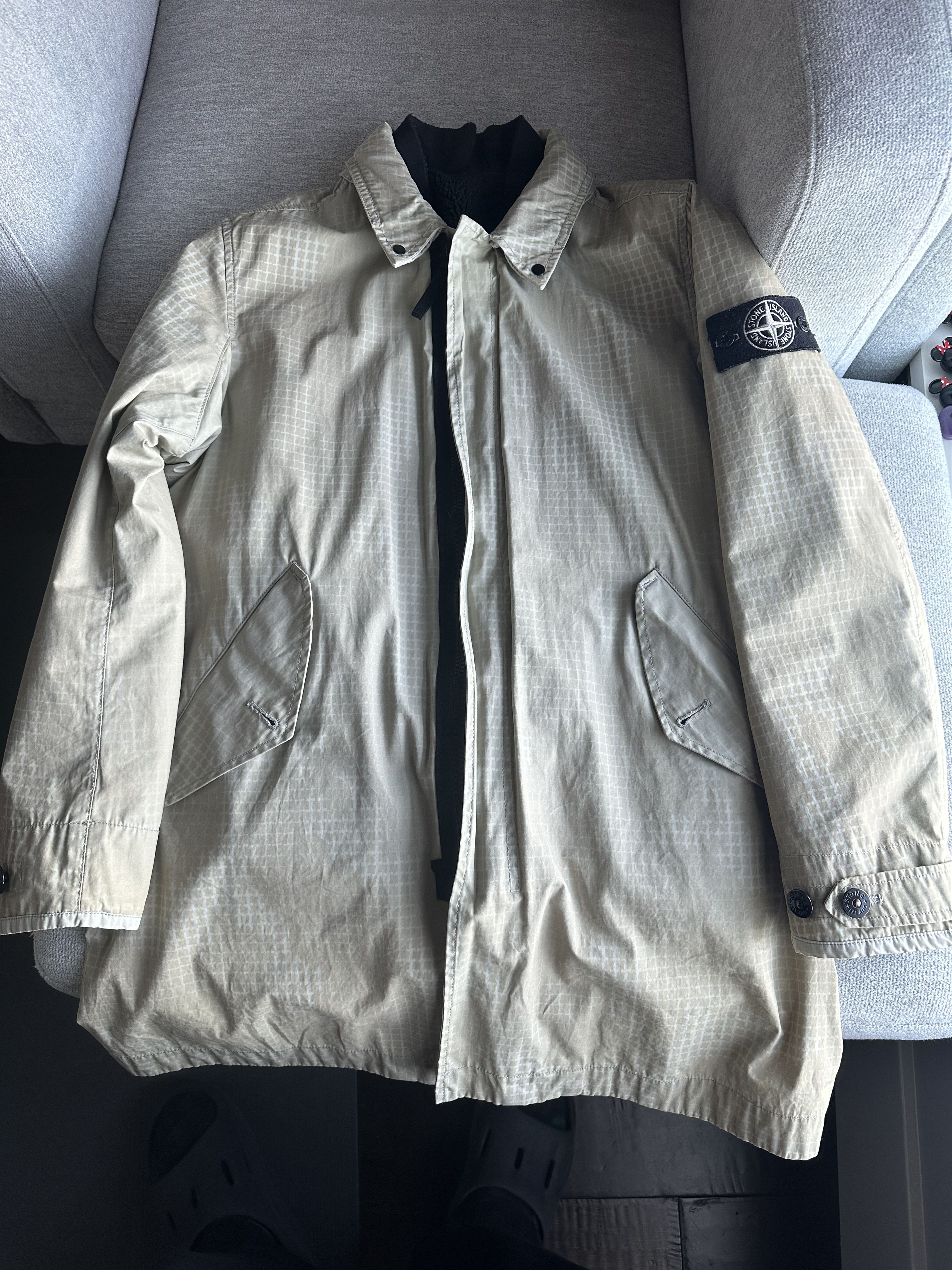 Stone Island STONE ISLAND Ice Jacket Check Grid Camo A/W '17 Size Medium Size US M / EU 48-50 / 2 - 13 Thumbnail