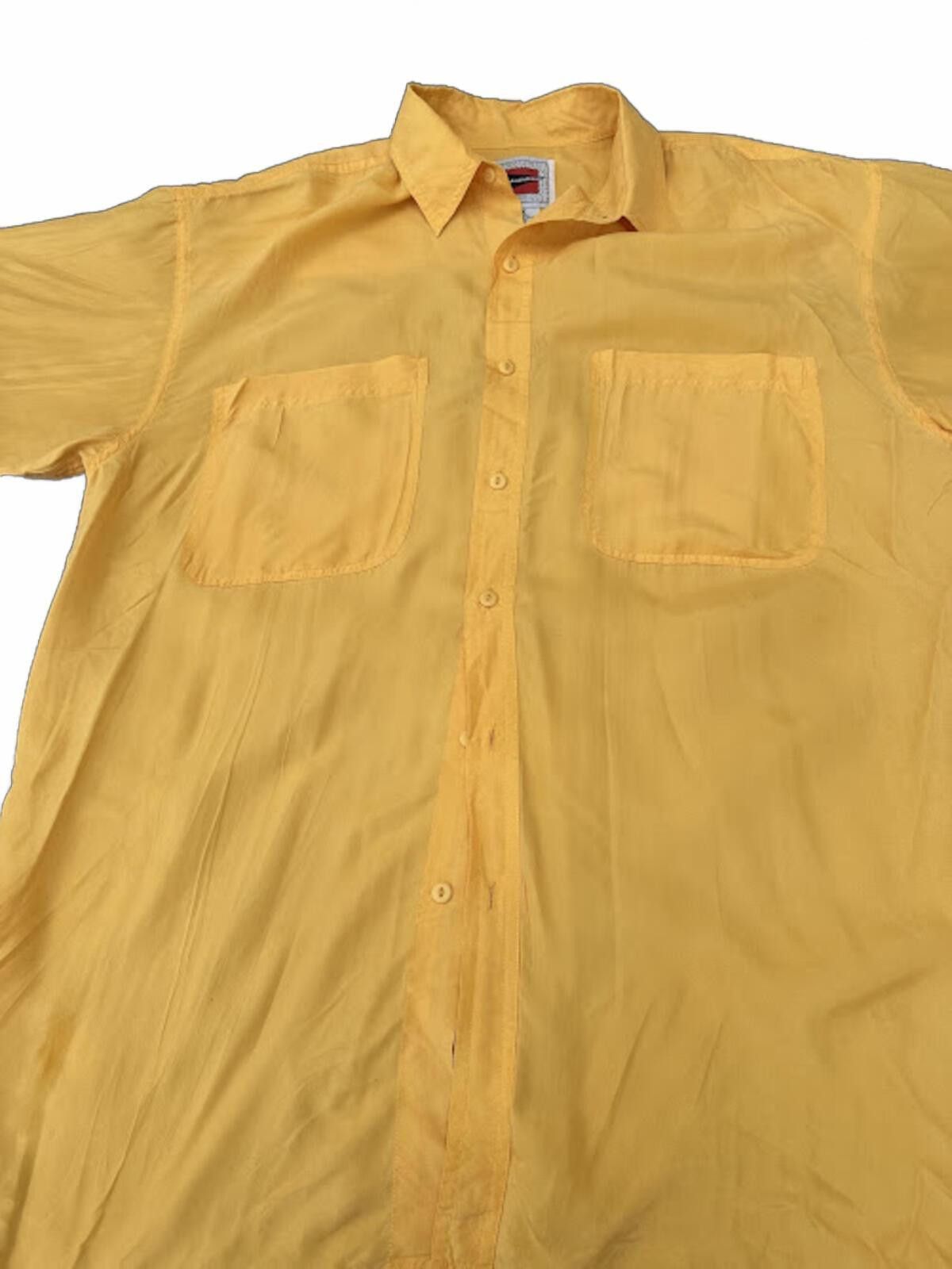 Reputation Studios Reputation Silk Yellow Shirt Mens M Size US M / EU 48-50 / 2 - 1 Thumbnail
