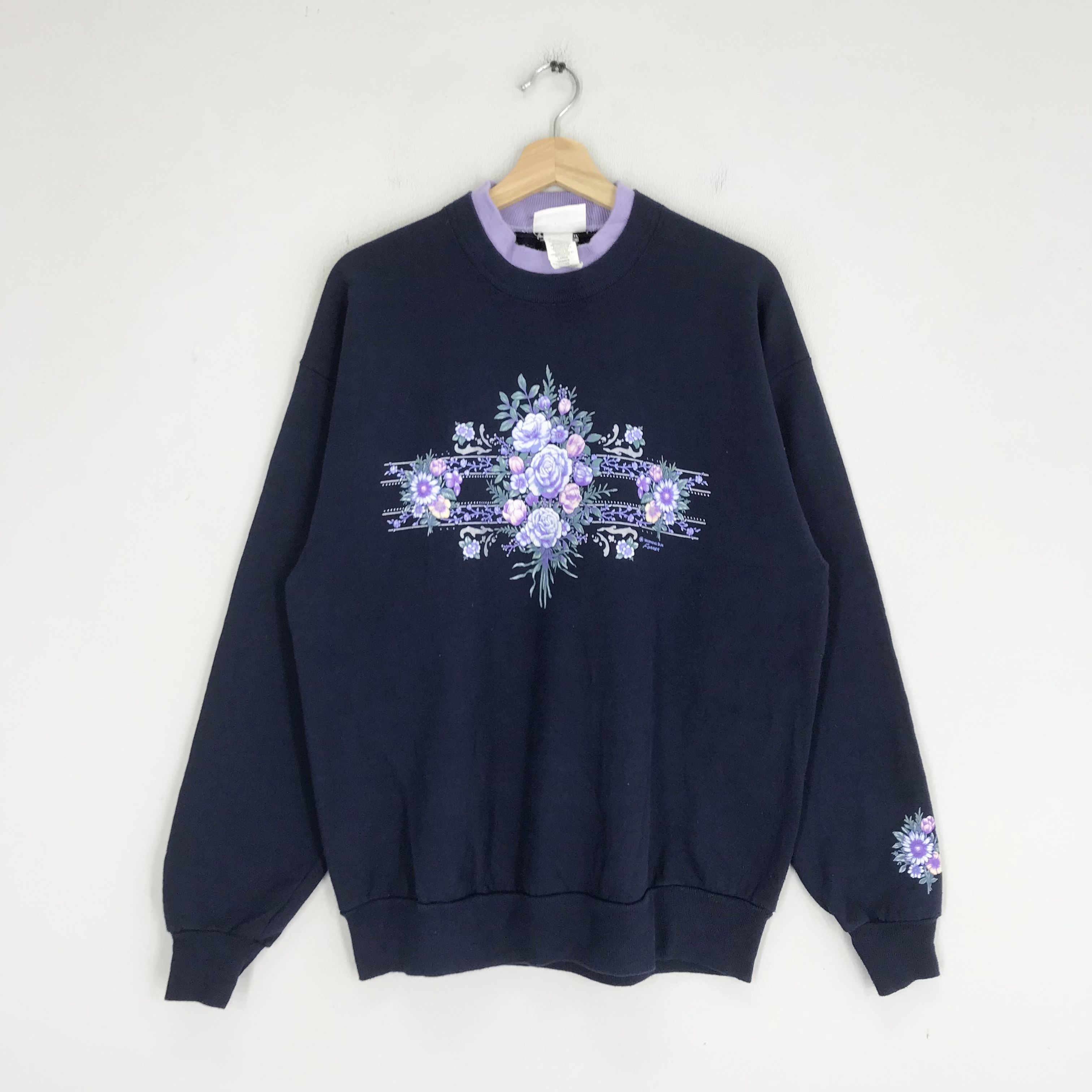 Vintage Vintage 90's Morning Sun Sweatshirt Morning Sun - 300 Size US L / EU 52-54 / 3 - 1 Thumbnail