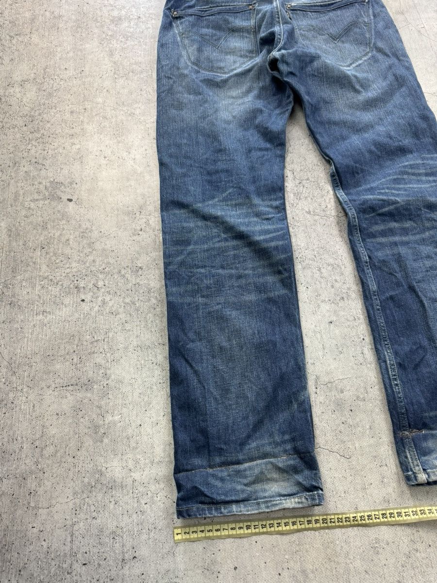 Levi's Vintage 90s Levis 504 Wash Baggy Jeans Size US 34 / EU 50 - 4 Thumbnail