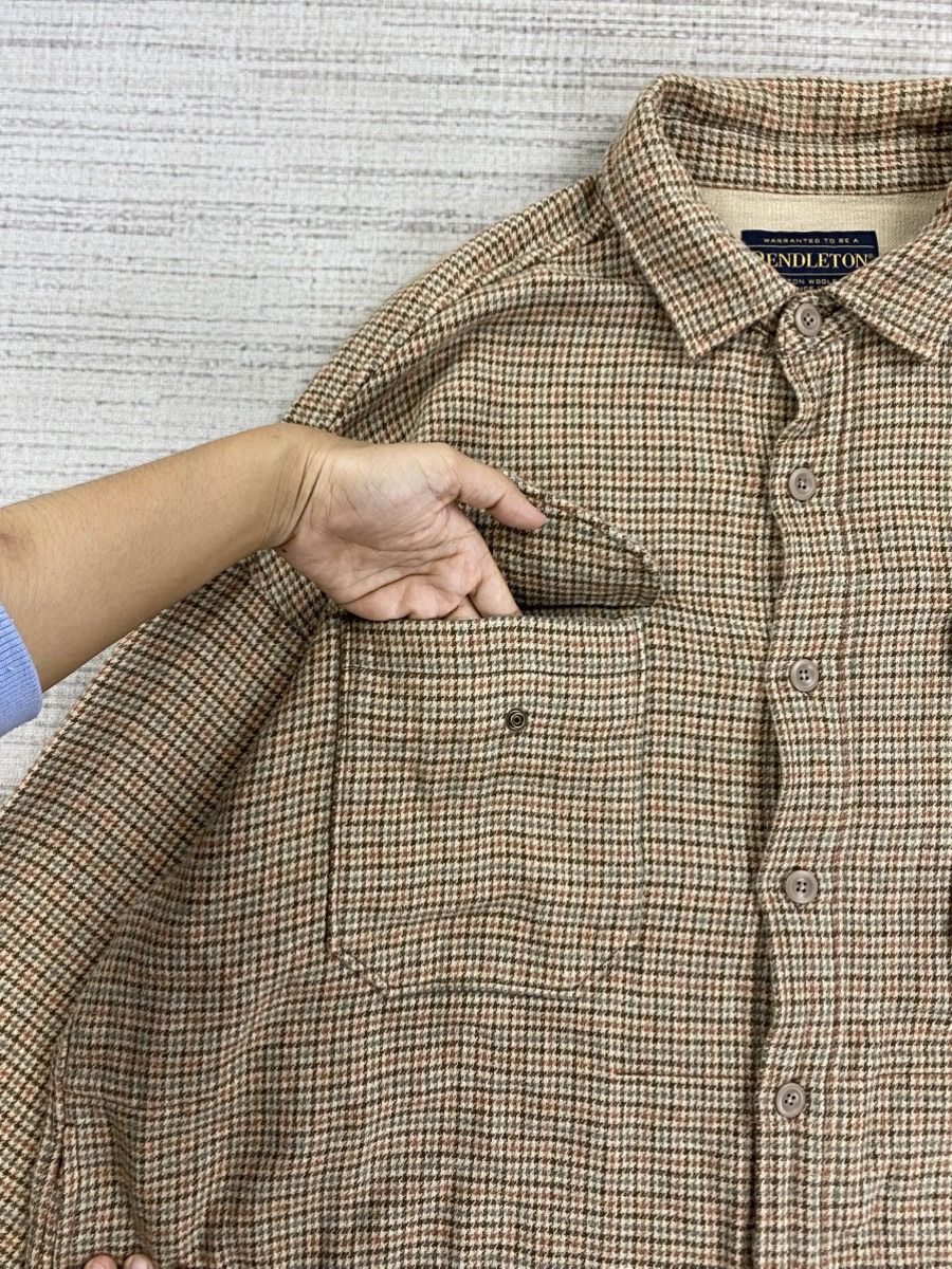Pendleton × Vintage Vintage Pendleton With Patch Embroidery Logo Flannel Size US XL / EU 56 / 4 - 7 Thumbnail