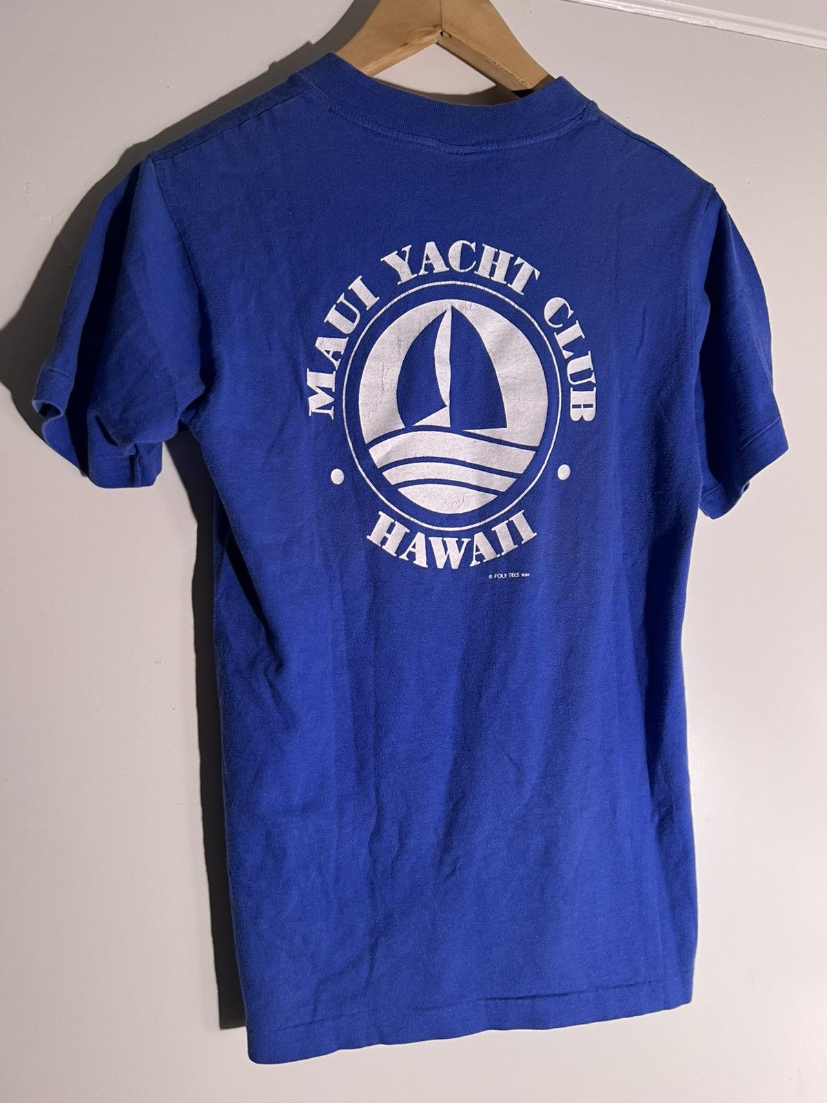 Vintage 90’s VTG Vintage Maui Yacht Club Hawaii Retro Tee T Shirt Size US S / EU 44-46 / 1 - 1 Thumbnail