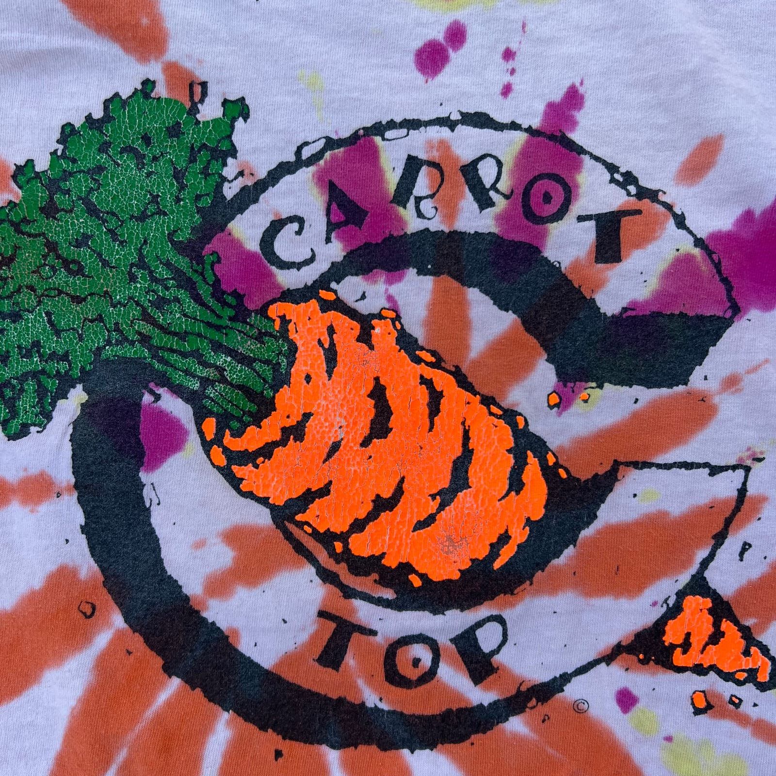 Y2K deals Carrot Top Tie-Dye Tee Size Large