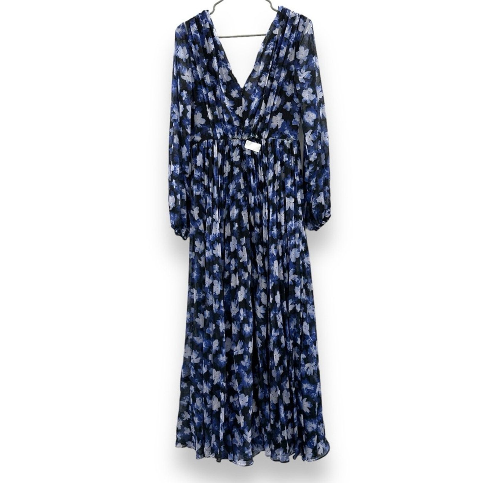 Monique Lhuillier RTR ML Monique Lhuillier Melanie Black White & Blue Dress Size XS / US 0-2 / IT 36-38 - 5 Thumbnail