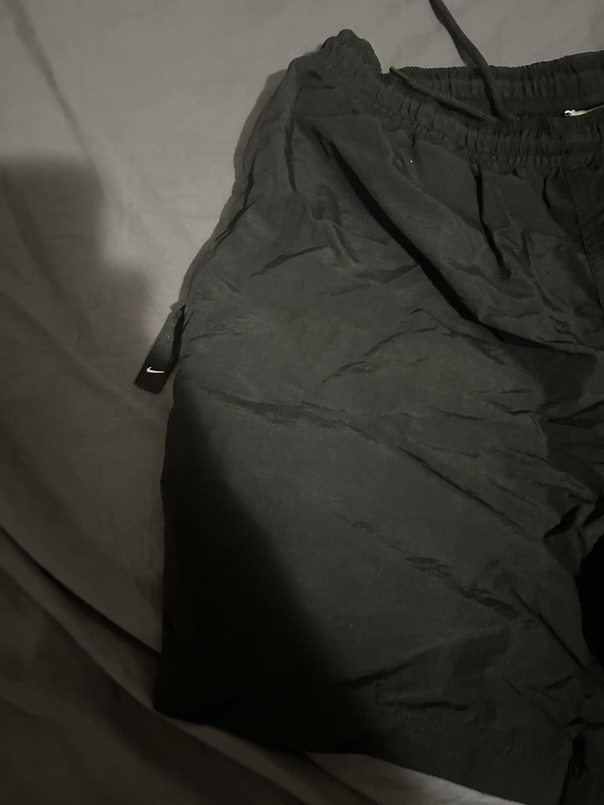 Nike × Vintage Black Nike Swoosh Shorts Size US 30 / EU 46 - 4 Thumbnail