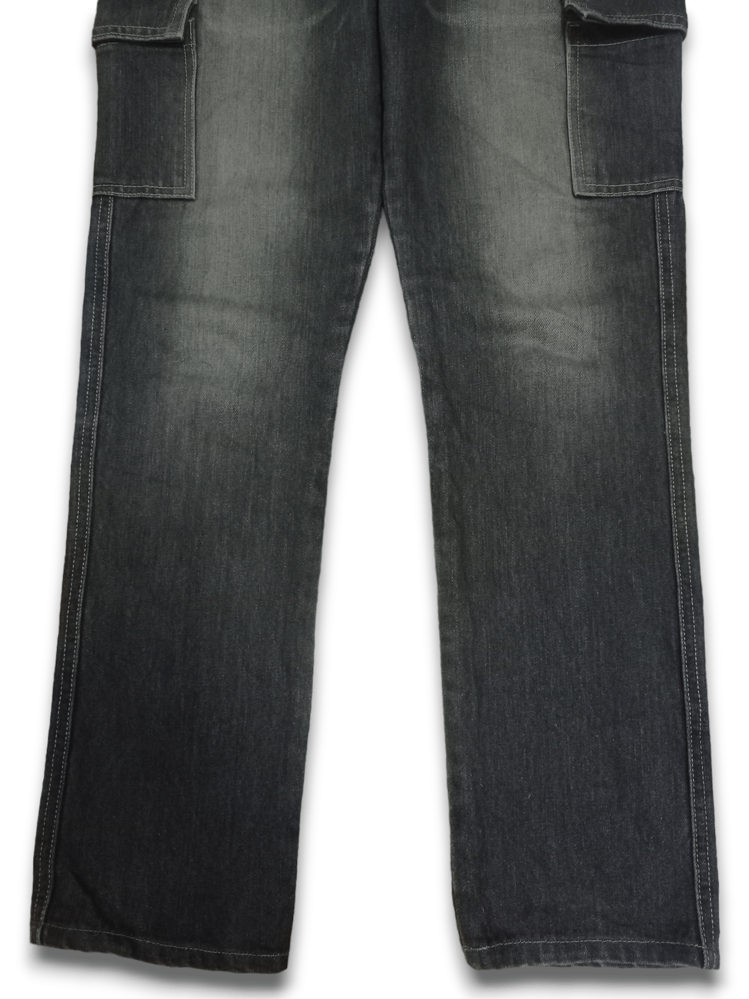 Japanese Brand SALES 🔥 Vintage Japanese Brand Cargo Denim Pants Size US 31 - 7 Thumbnail