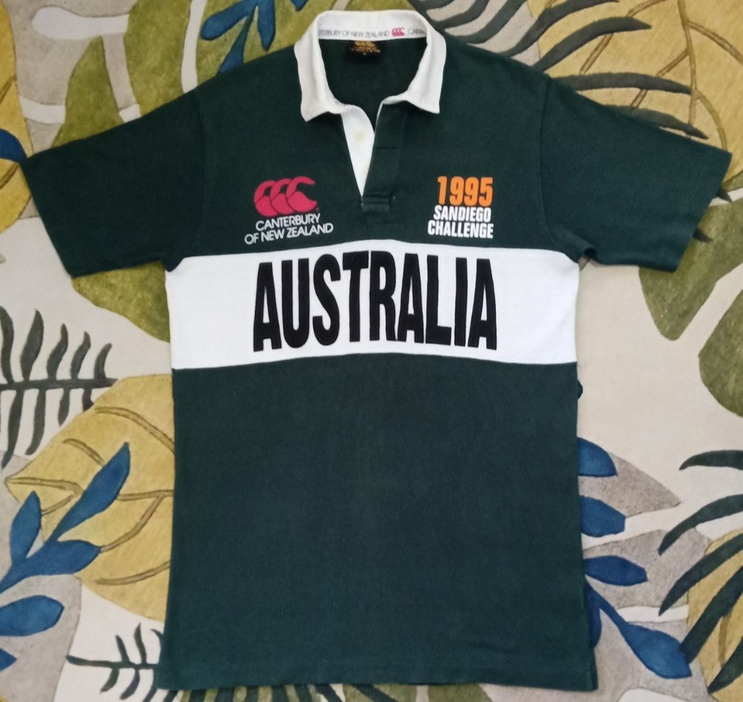Canterbury of New Zealand × Vintage Vintage 90s SanDiego Challenge Australia Rugby T-shirt Size US L / EU 52-54 / 3 - 3 Thumbnail