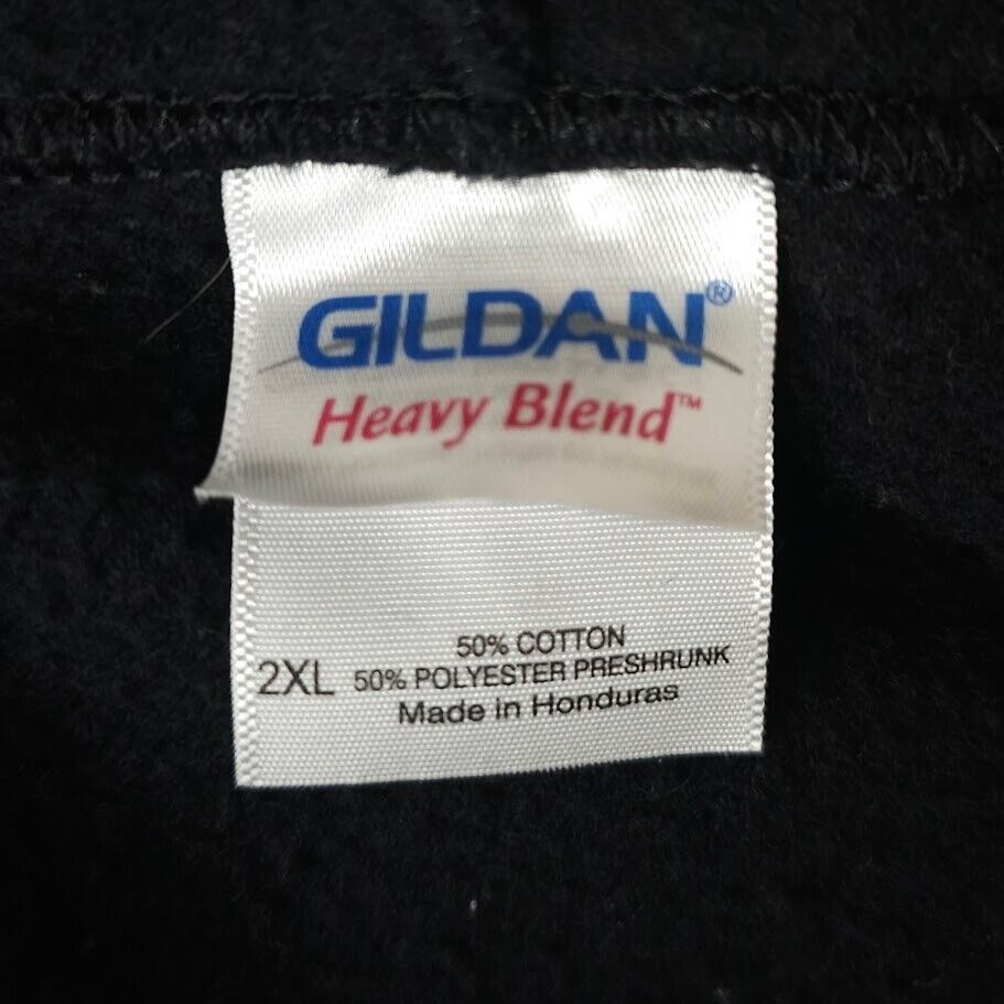 Gildan No Kill Coalition Sweatshirt Hoodie Mens Size 2XL Black Size US XXL / EU 58 / 5 - 5 Thumbnail