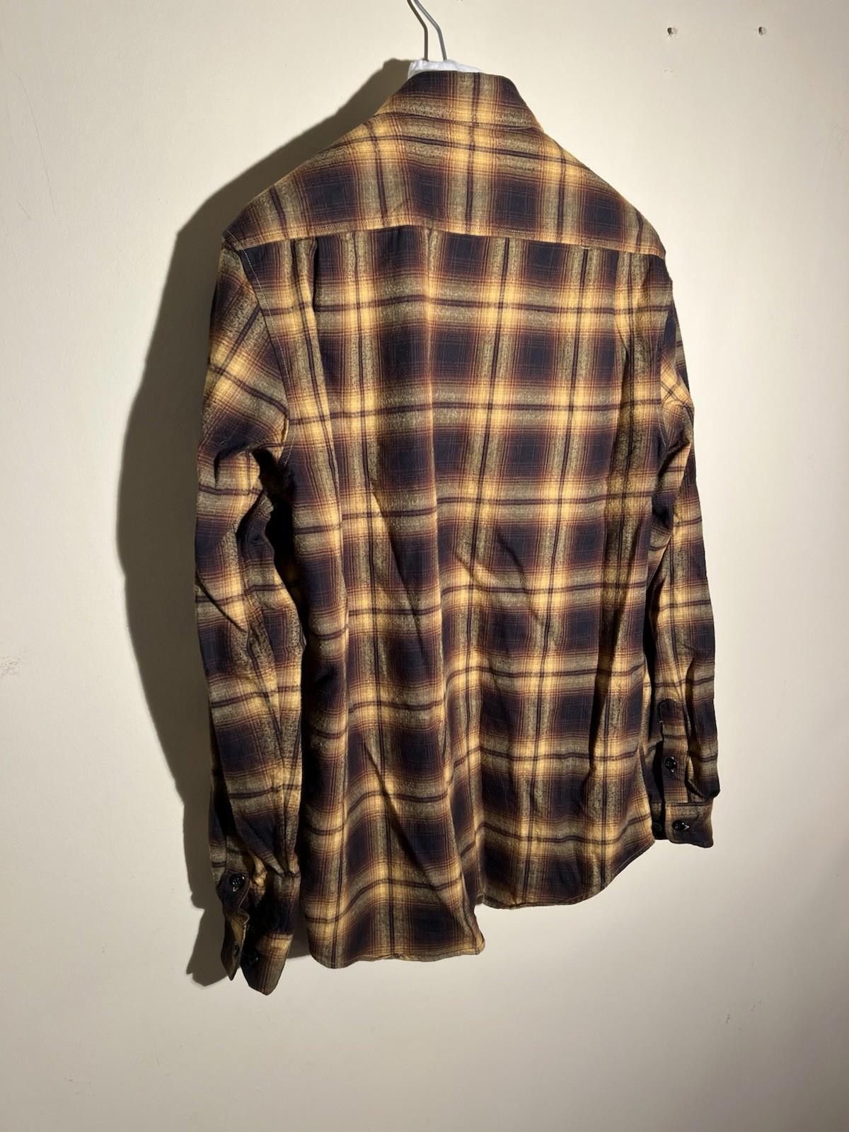 Supreme Pre-Owned SUPREME PLAID SHIRT BROWN LARGE Size US L / EU 52-54 / 3 - 5 Thumbnail