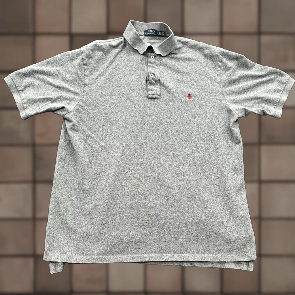 Ralph Lauren Polo Ralph Lauren Polo Shirt Men XL Tall Gray Cotton Golf Preppy American Classic Size US XL / EU 56 / 4 - 1 Thumbnail