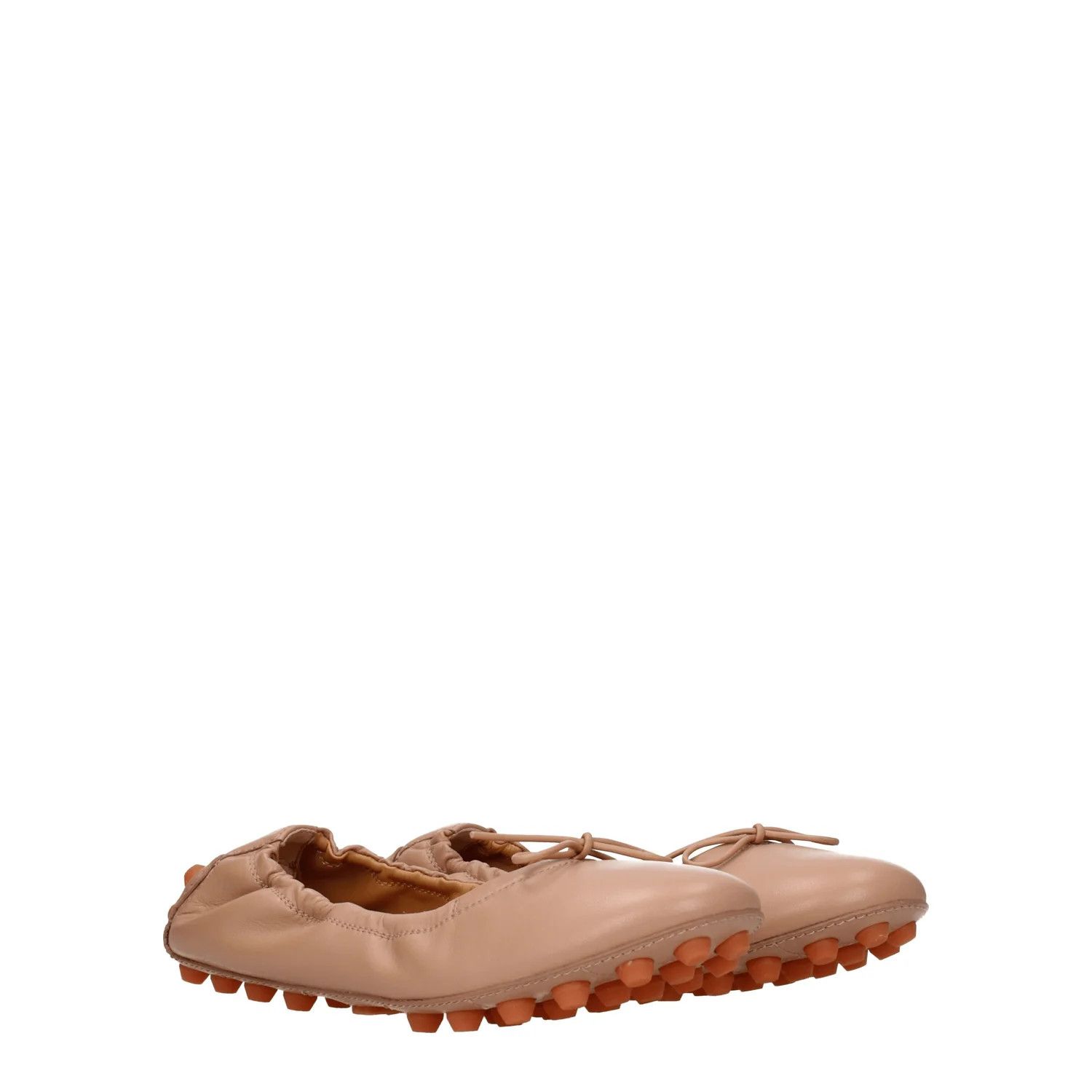 Tod's ob1o1e1224 Leather Ballet Flats in Pink Size US 8.5 / IT 38.5 - 2 Thumbnail