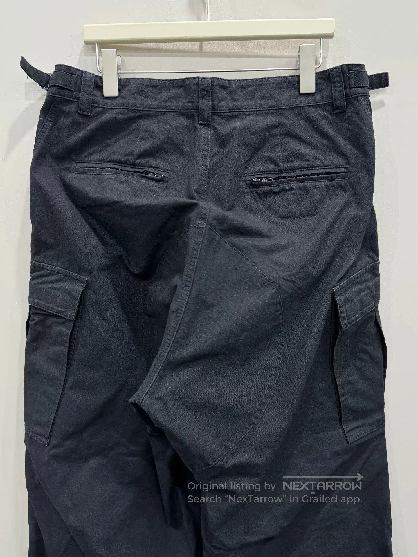 Balenciaga balenciaga pulled cargo stacked work pants. Size US 38 / EU 54 - 5 Thumbnail