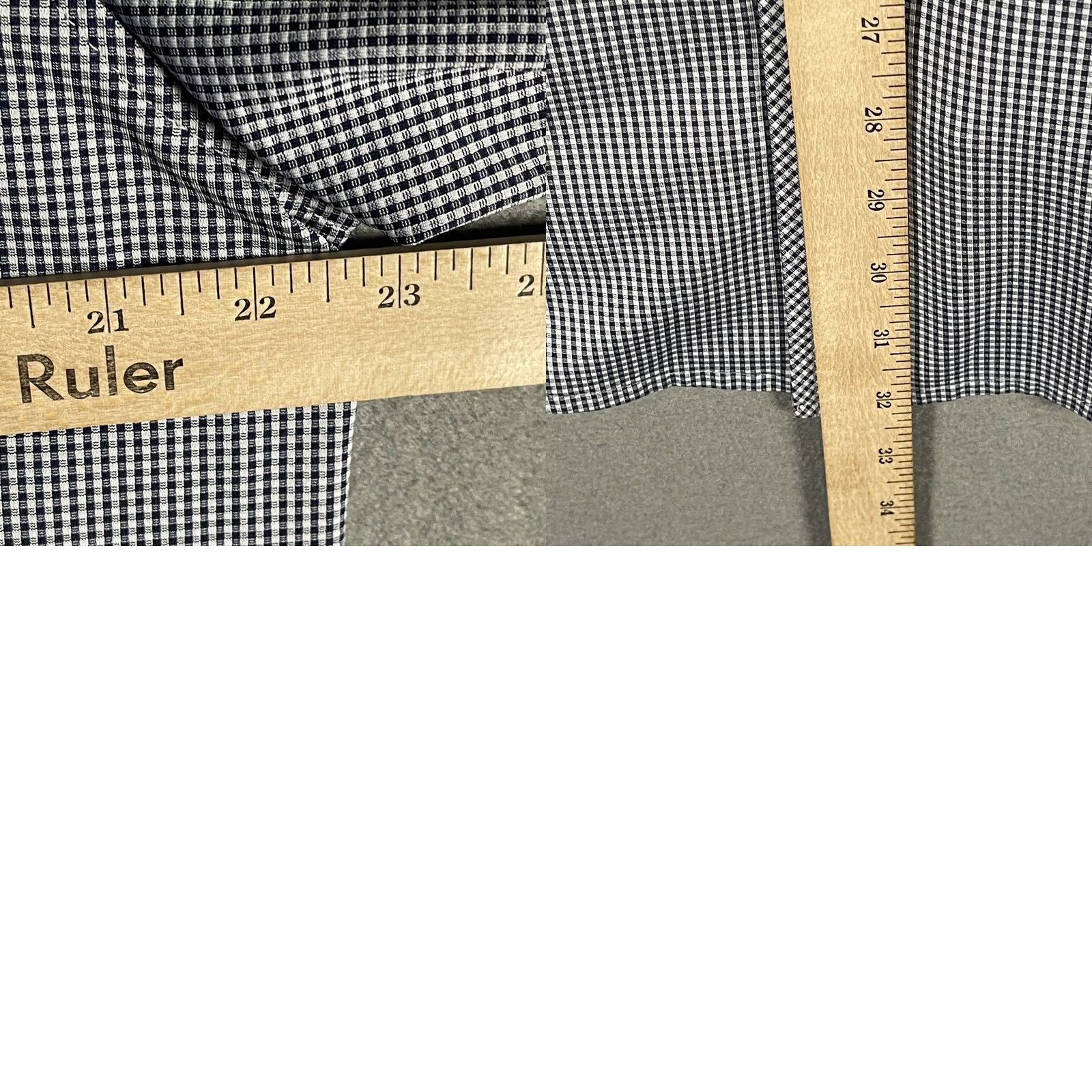 TravisMathew Travis Mathew Shirt Mens XL Blue Micro Check Button Up Long Sleeve Stretch Casual Size US XL / EU 56 / 4 - 8 Thumbnail