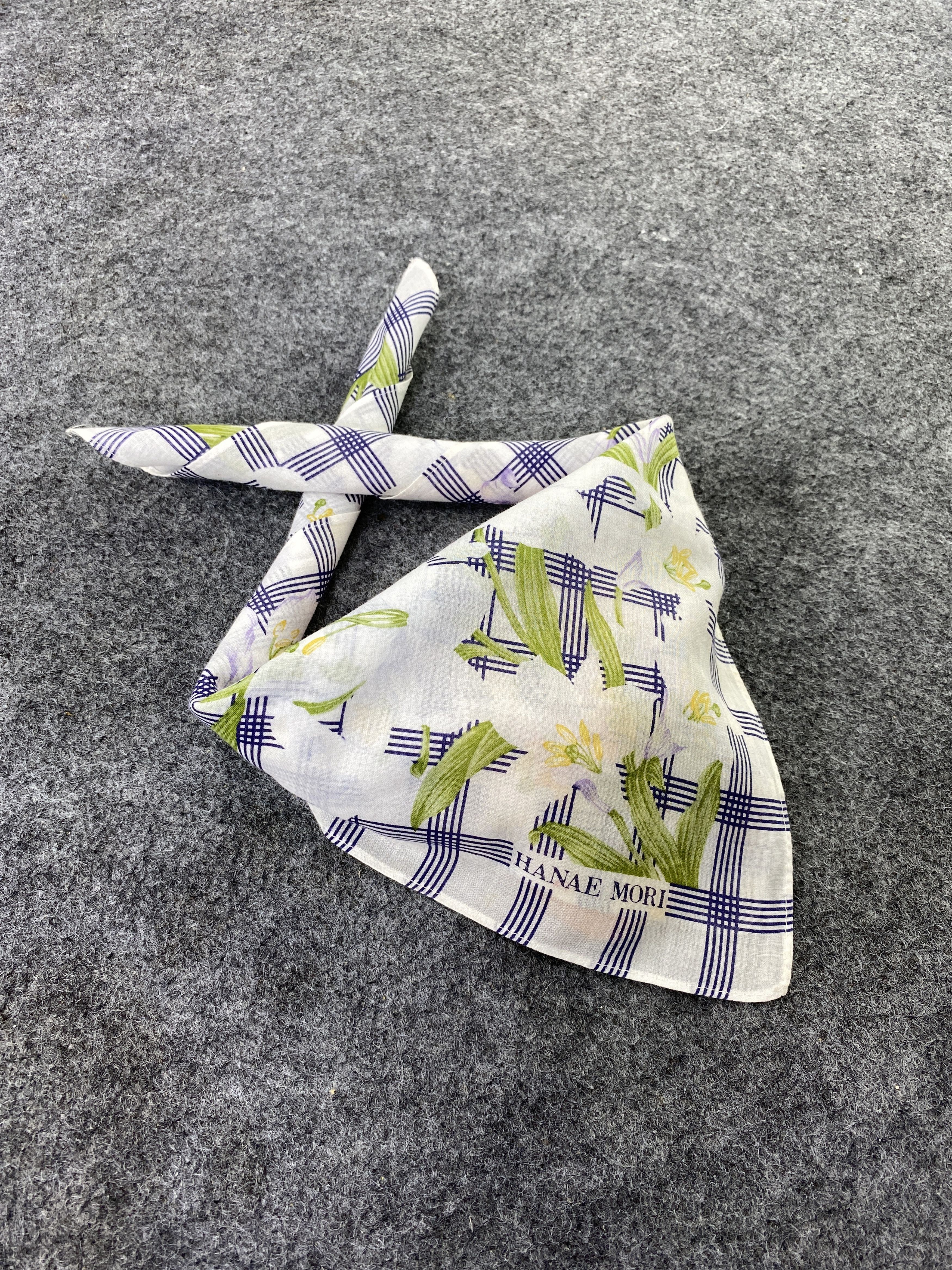 Hanae Mori Hanae Mori Handkerchief / Bandana / Neckerchief-B274 Size ONE SIZE - 1 Thumbnail