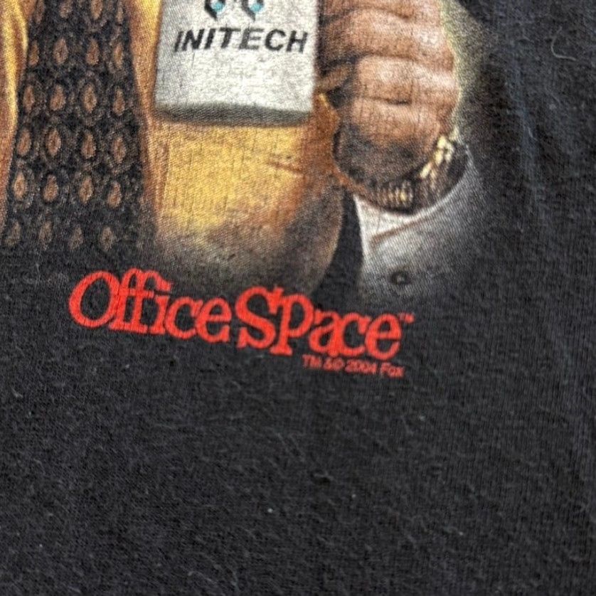 Vintage VINTAGE Office Space Movie Promo T-Shirt Small Men Short Sleeve Black Solid 2004 Y2K Movie Theme Size US S / EU 44-46 / 1 - 3 Thumbnail