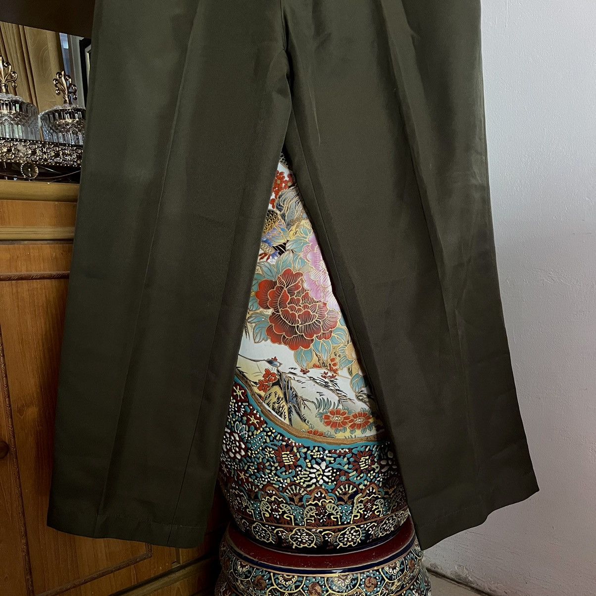 Vintage Vintage 2003 Singapore Armed Forces SAF Green Trouser Size US 35 - 4 Thumbnail