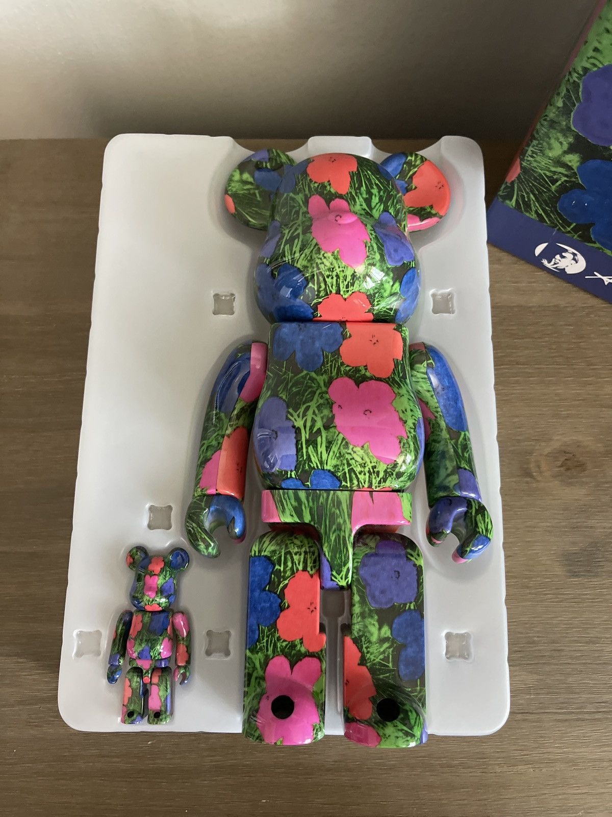 BE@RBRICK ANDY WARHOL Flowers 1000％ Bearbrick ANDY WARHOL 