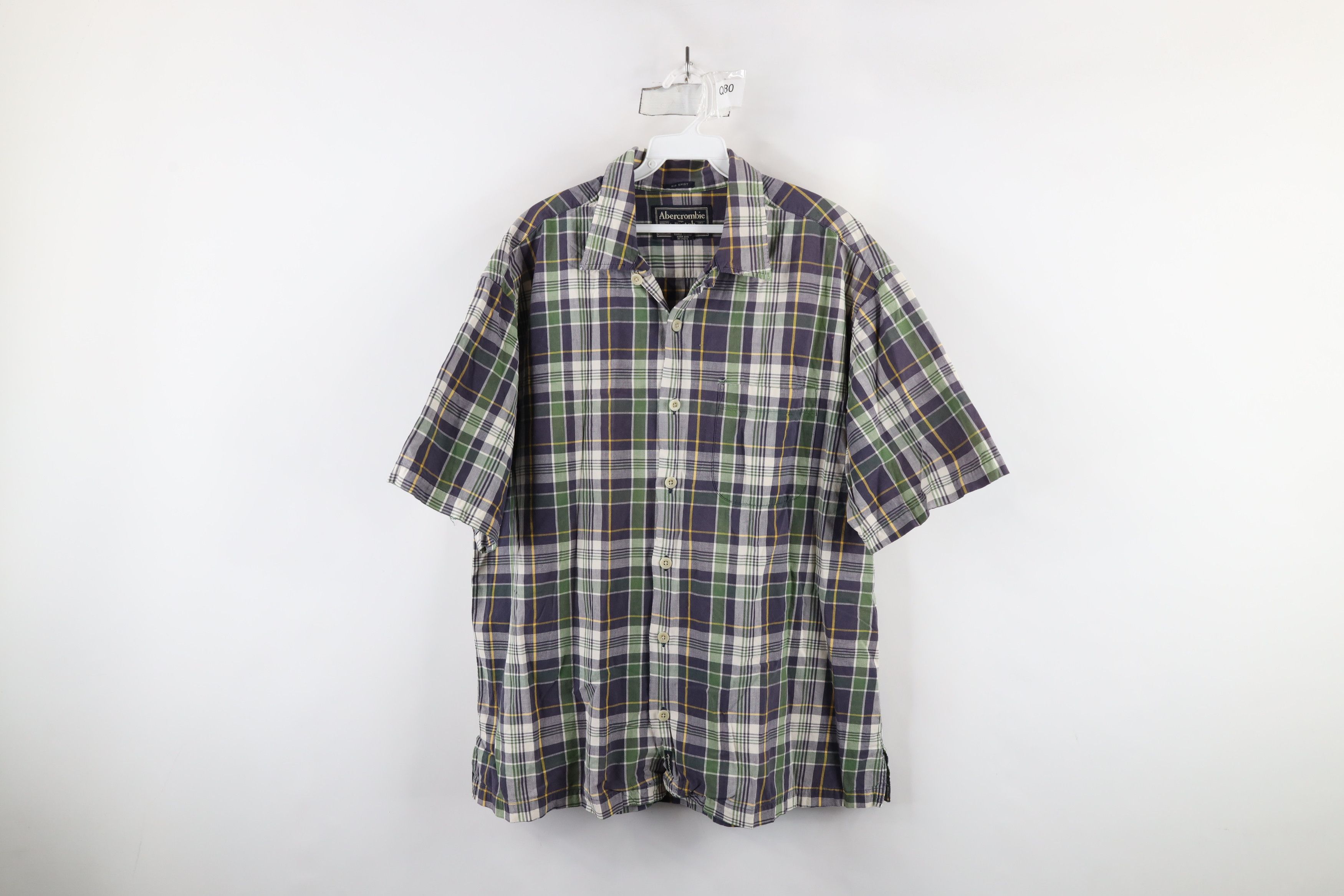 Abercrombie & Fitch × Vintage Vintage 90s Abercrombie & Fitch Distressed Button Shirt Size US L / EU 52-54 / 3 - 1 Thumbnail