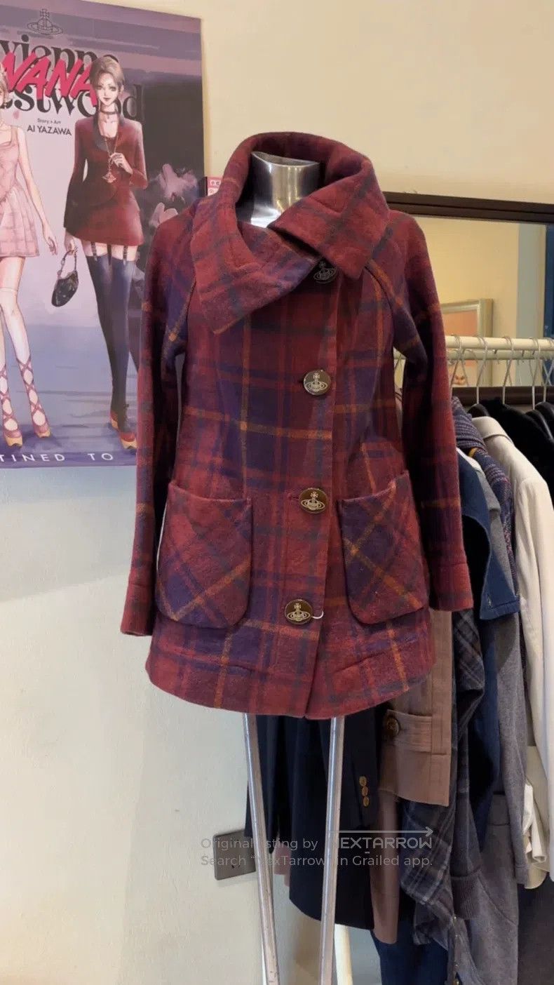 Vivienne Westwood Vivienne Westwood Red Plaid Jacket Size M / US 6-8 / IT 42-44 - 1 Thumbnail