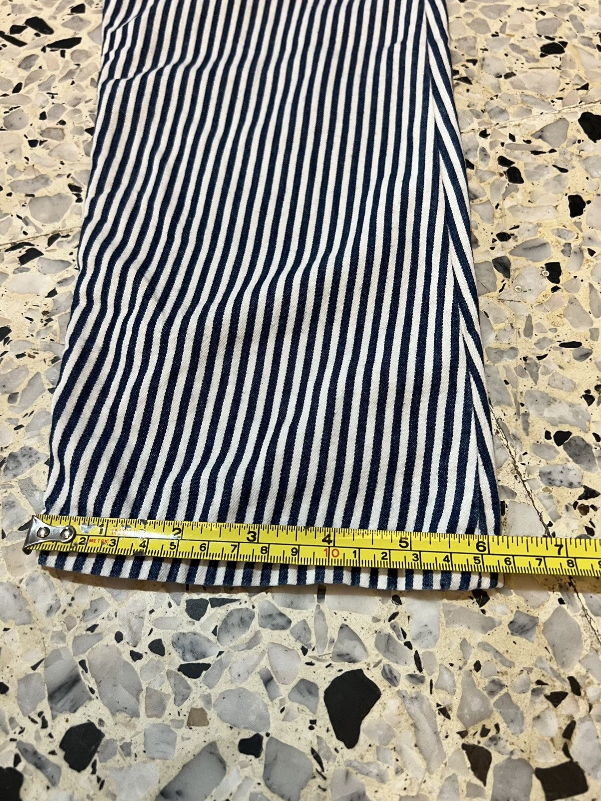 Designer × Lee × mercibeaucoup MERCIBEAUCOUP x LEE STRIPED PANTS Size 29" - 15 Thumbnail