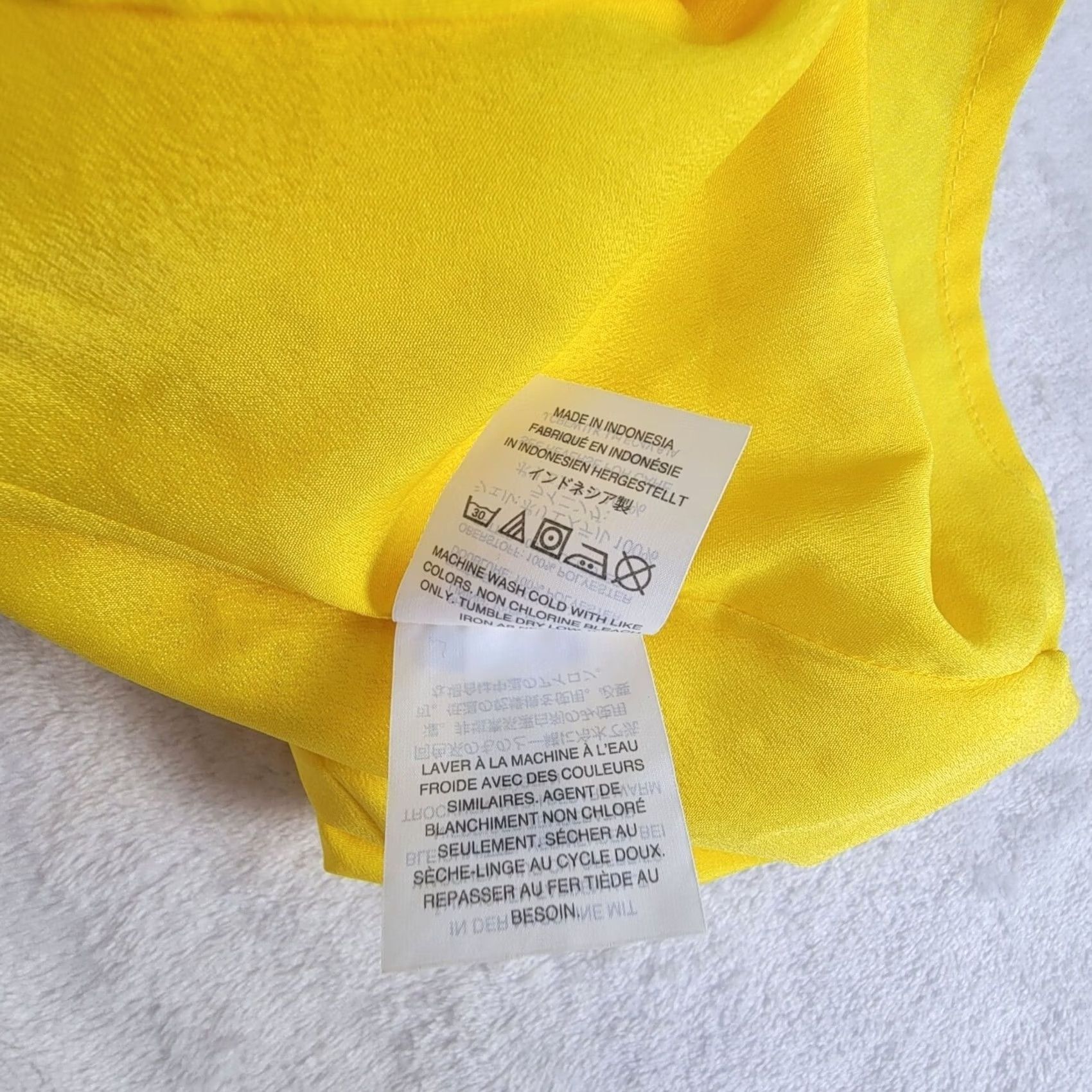 J.Crew J. Crew Blouse Size 8 Yellow Sleeveless Lace Top Round Neck Casual Lined Womens Size M / US 6-8 / IT 42-44 - 6 Thumbnail