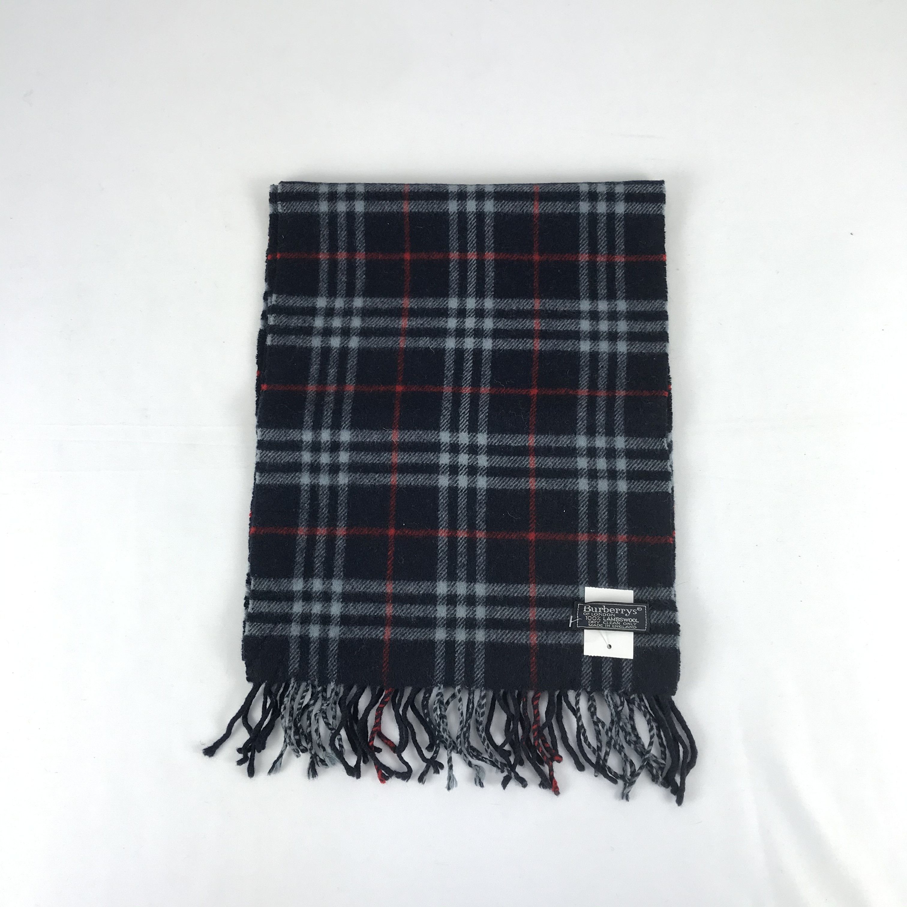 Burberry Vintage Burberry Scarf Muffler Wool Scarves Size ONE SIZE - 2 Thumbnail